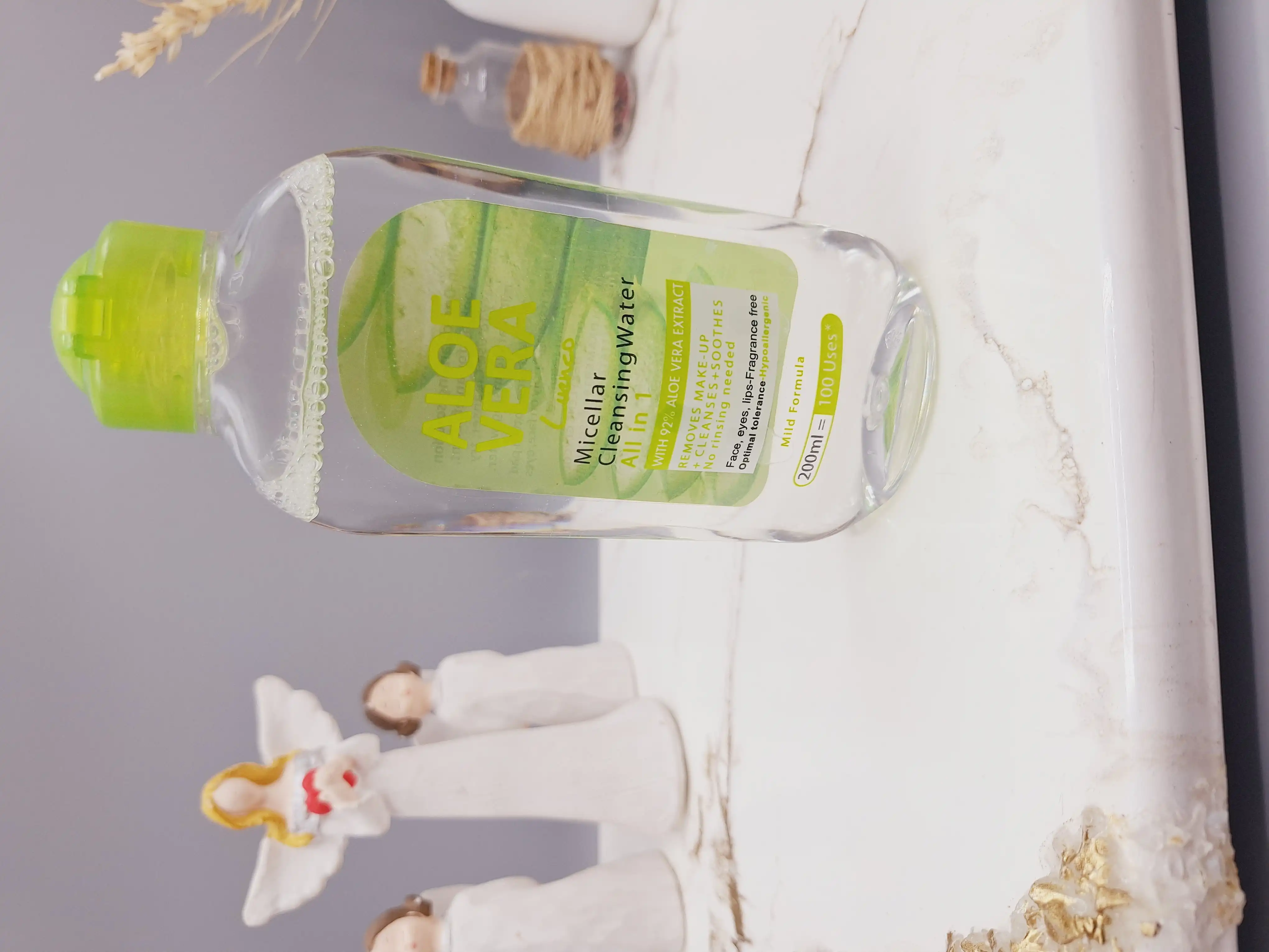 میسلار واتر پاک کننده + تسکین دهنده آلوورا حجم 200 میلی لیتر اورجینال کد 3589