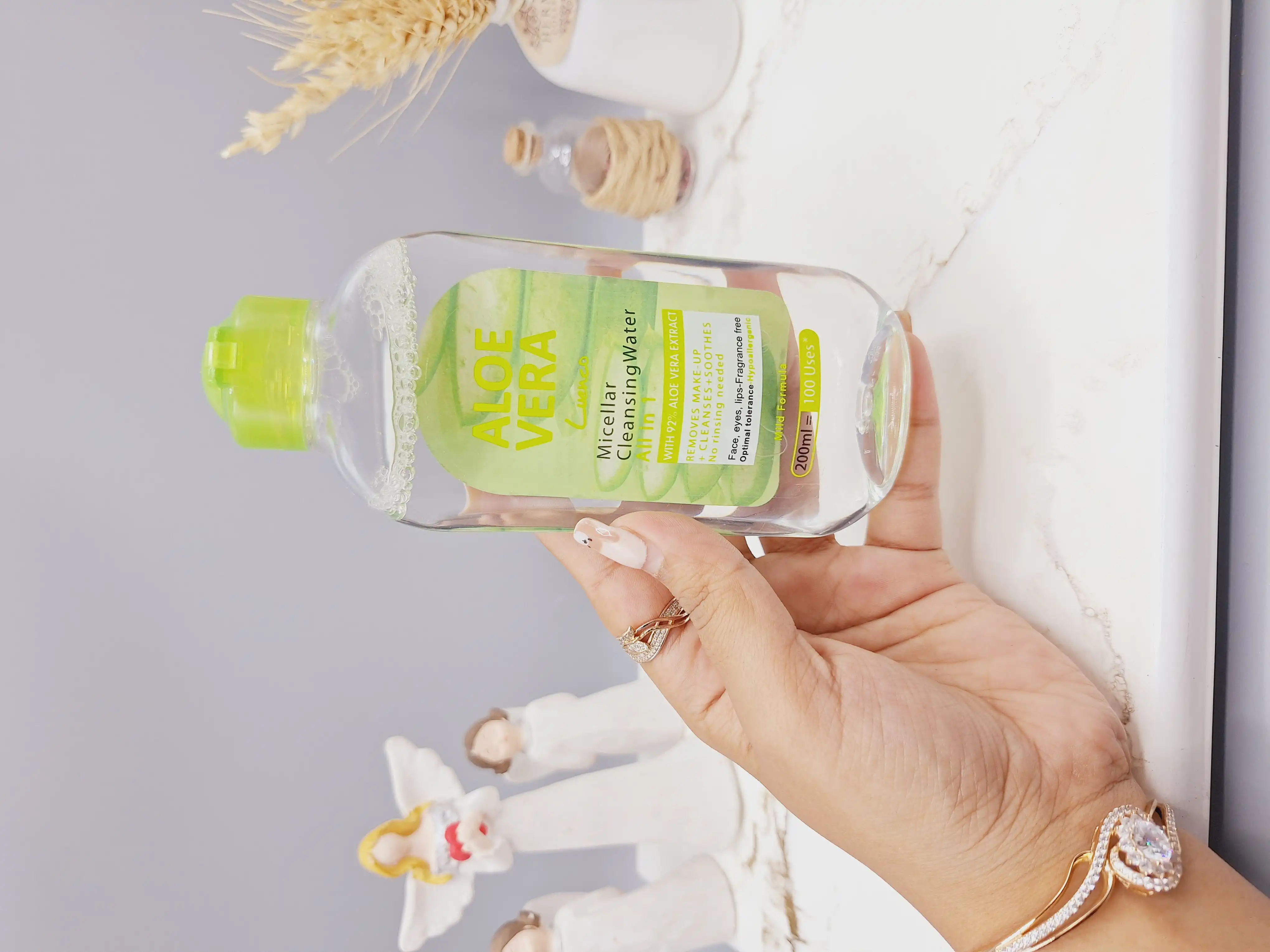 میسلار واتر پاک کننده + تسکین دهنده آلوورا حجم 200 میلی لیتر اورجینال کد 3589