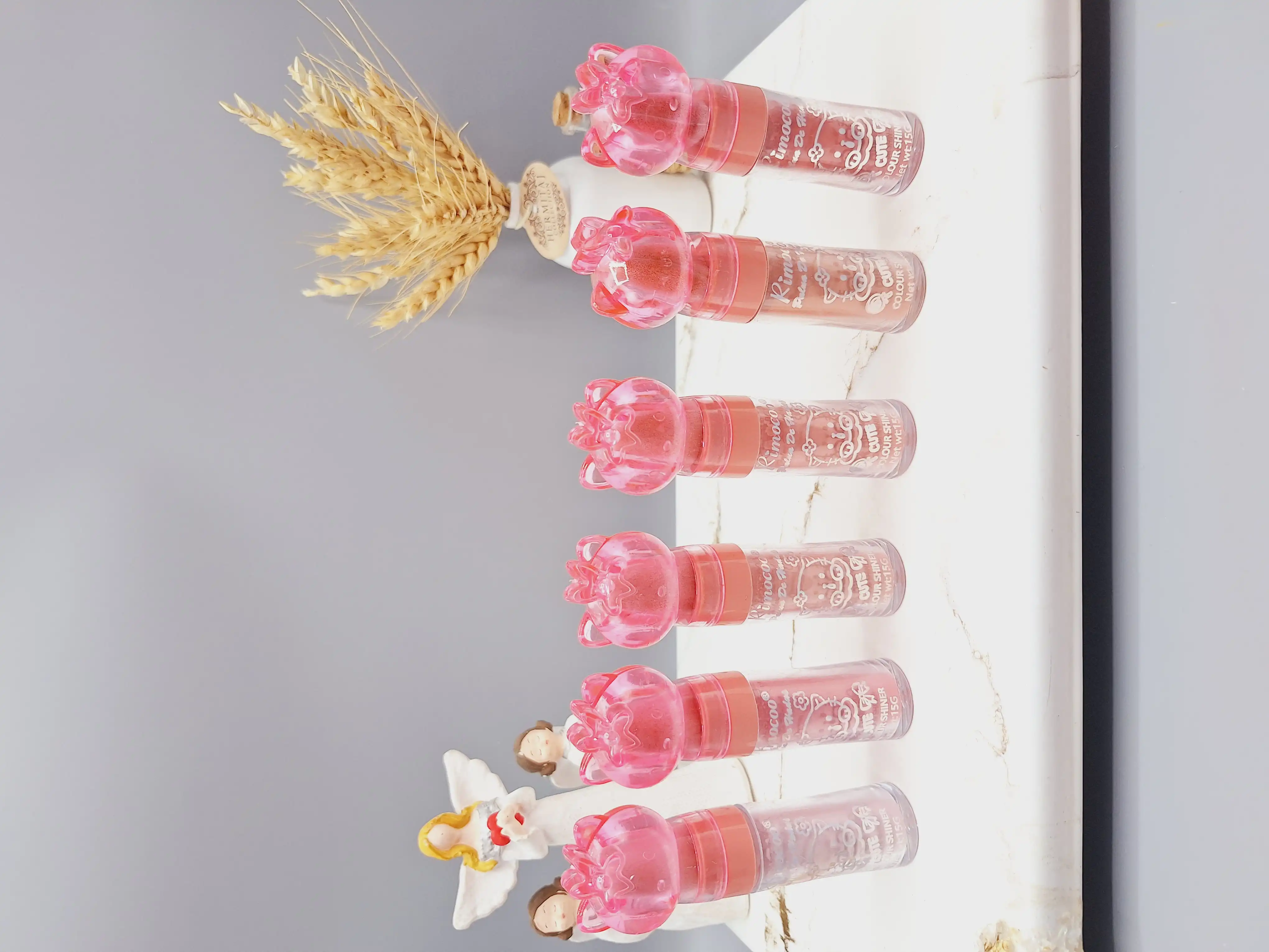 رژ گونه پودری هلو کیتی مدل صورتی باربی برند Rimocoo کد R1439