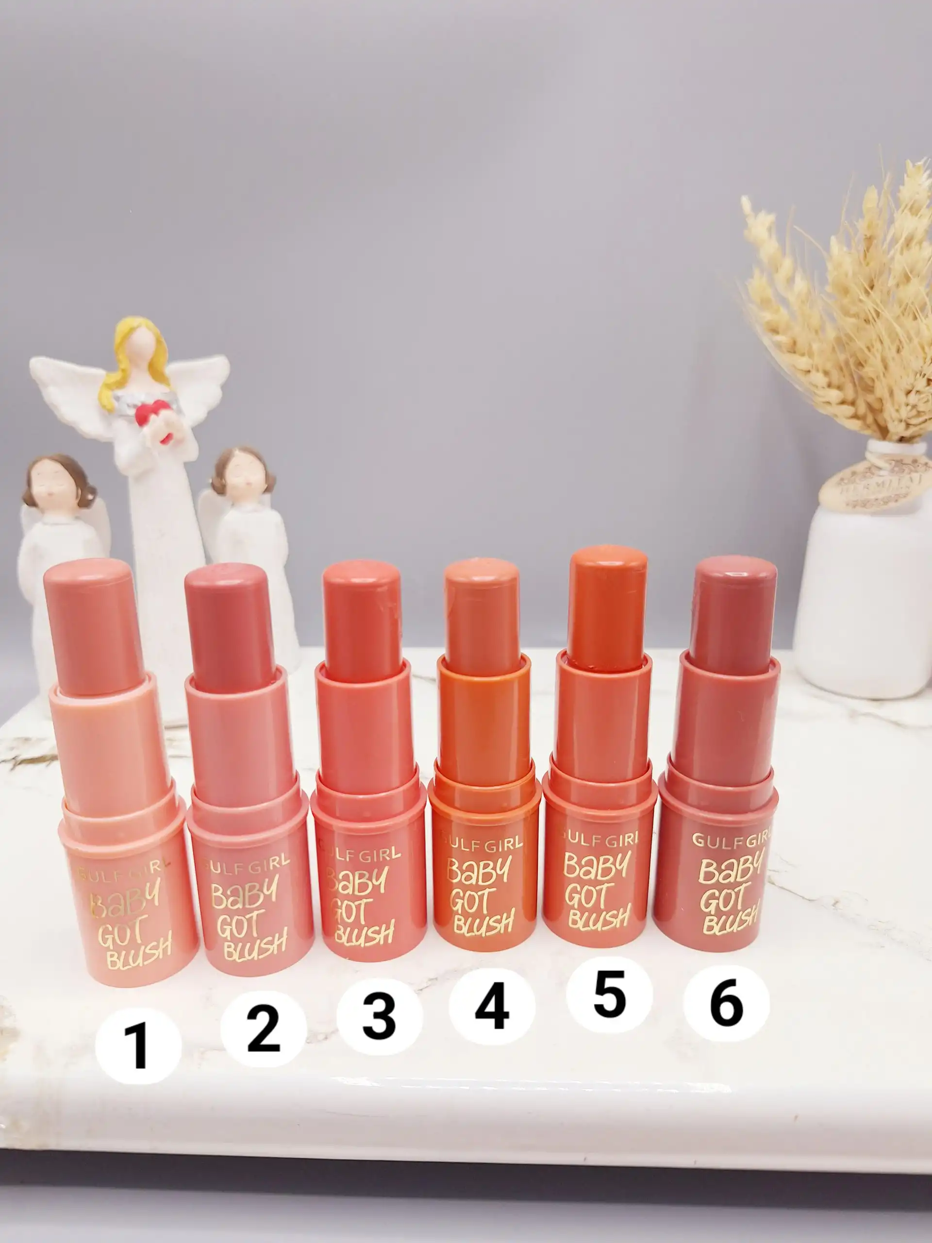 رژ گونه پرطرفدار استیکی خوش رنگ برند GULF GIRL کد GB1000