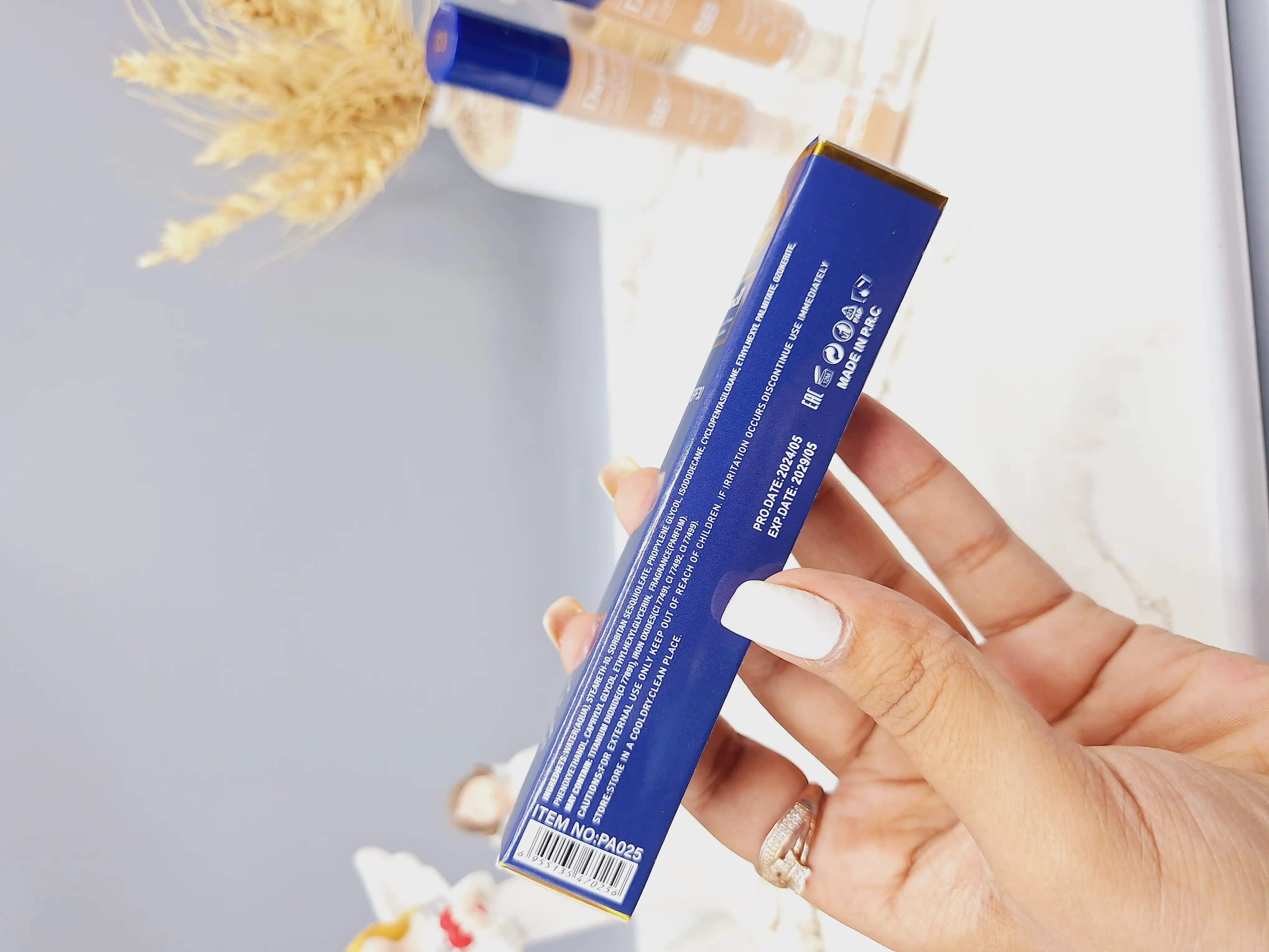 کانسيلر فول کاور و حرفه ای دوسر دایسل رفع سیاهی و پف زیر چشم کد PA025