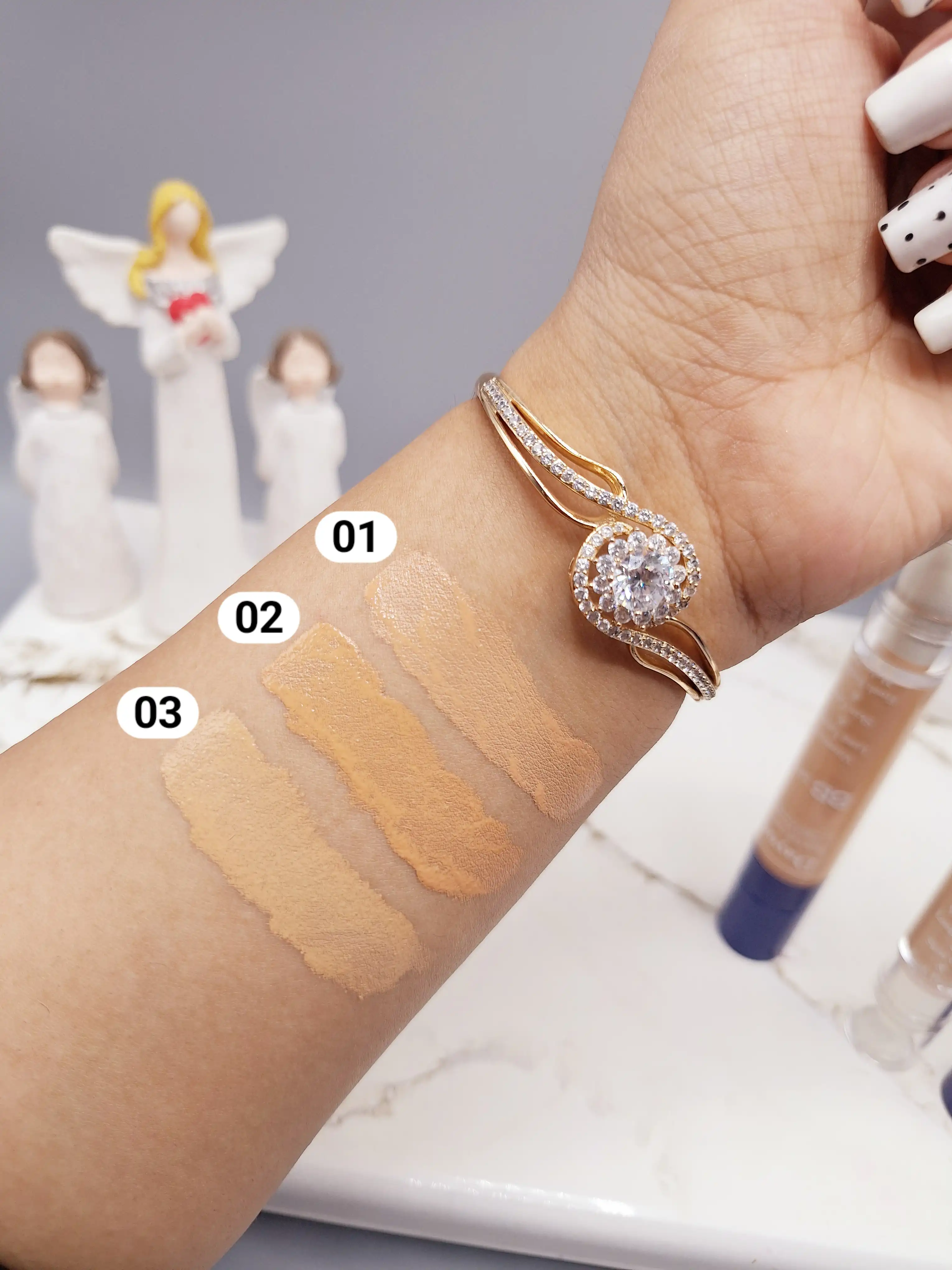 کانسيلر فول کاور و حرفه ای دوسر دایسل رفع سیاهی و پف زیر چشم کد PA025