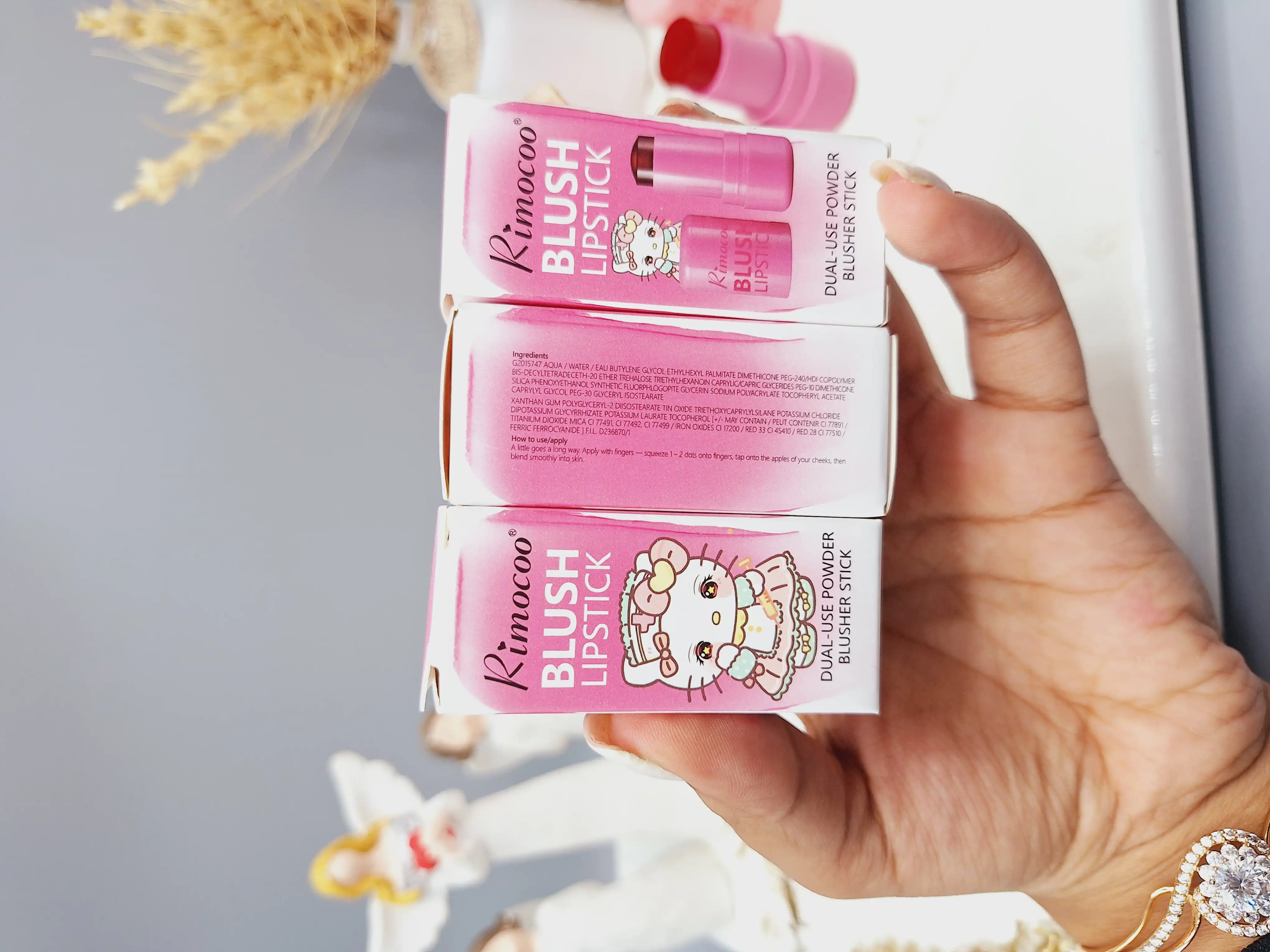 تینت ژله ای لب و گونه جادویی با کيفيت برند Rimocoo کد R1498