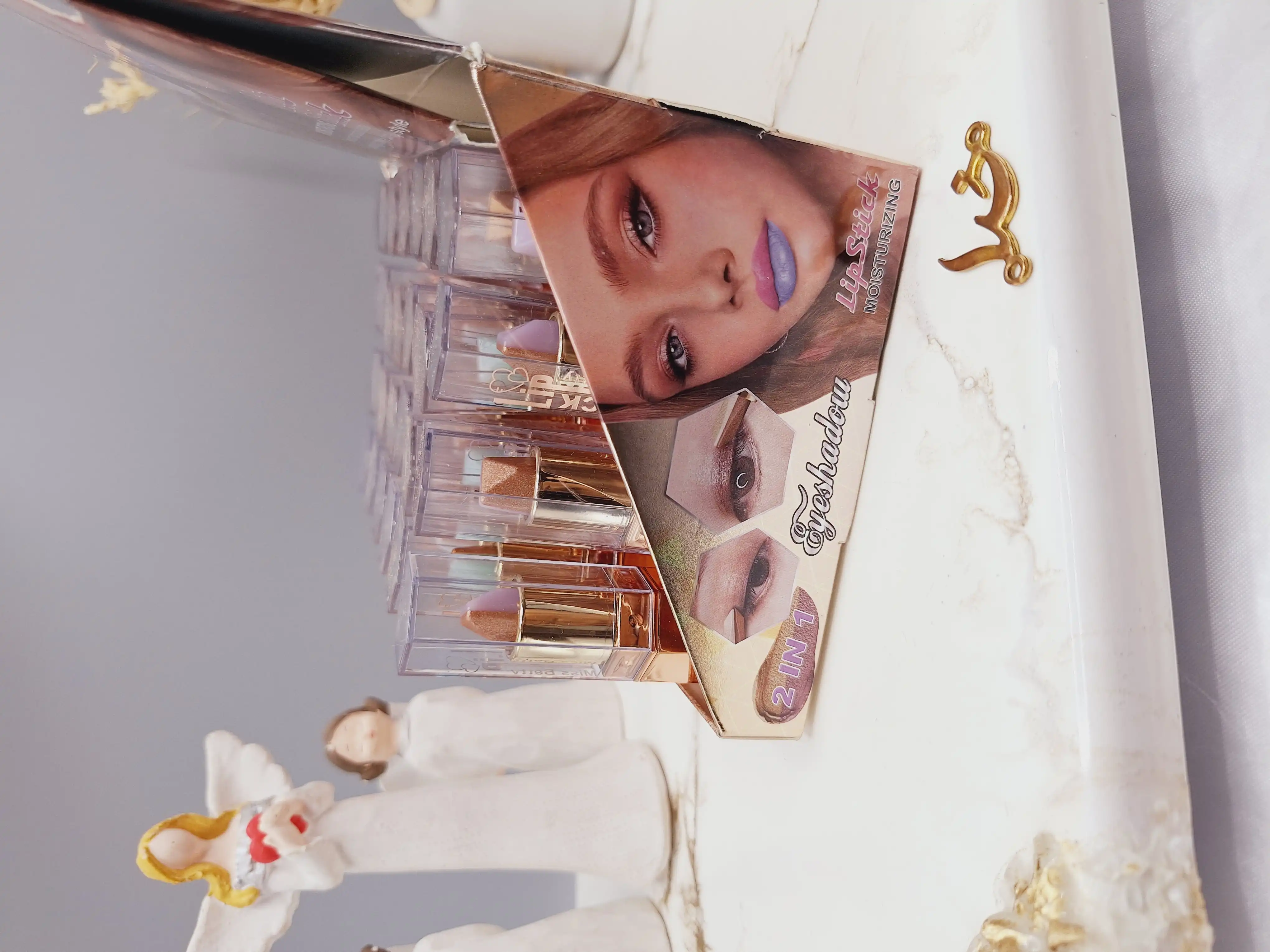 بالم و سایه چشم دو رنگ برند میس بیوتی Miss Betty کد 7772