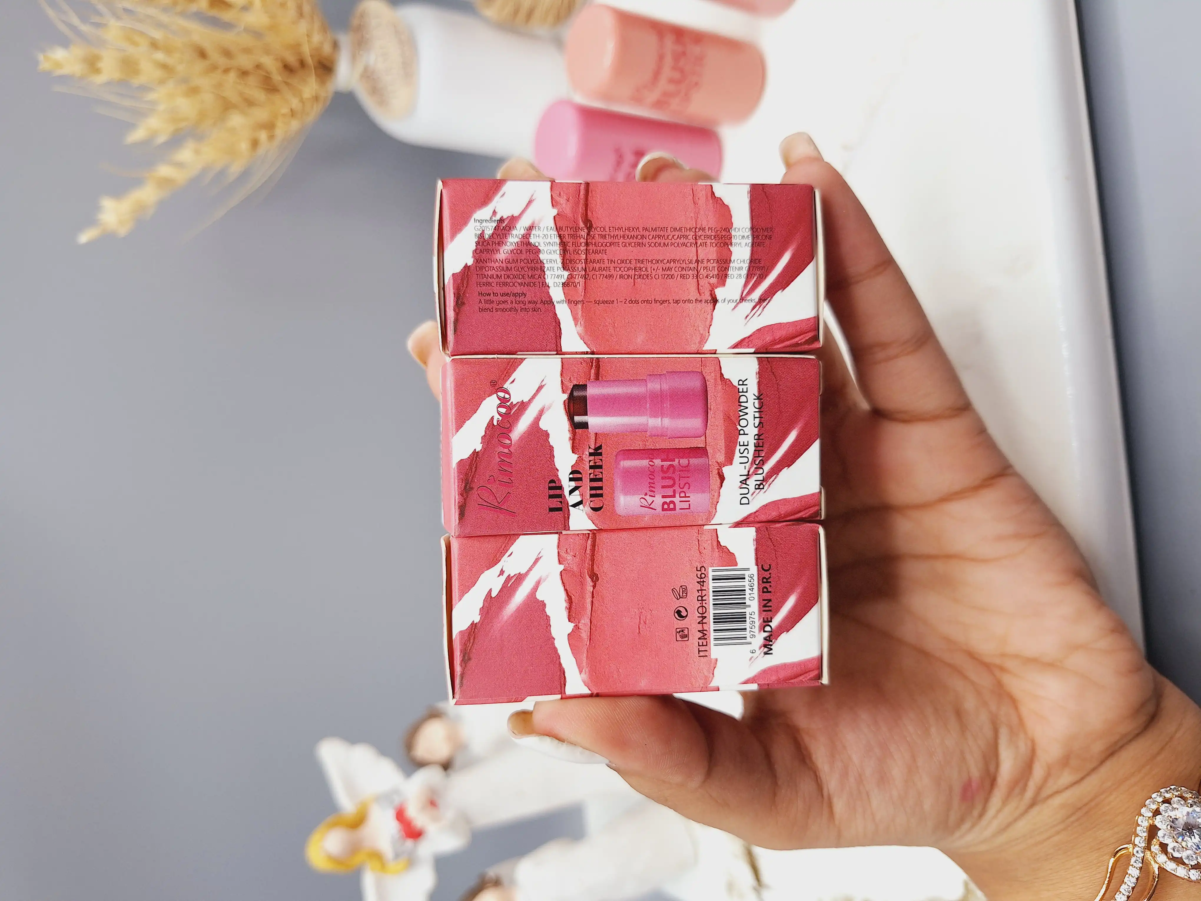 تینت ژله ای لب و گونه برند Rimocoo کد NO:R1465