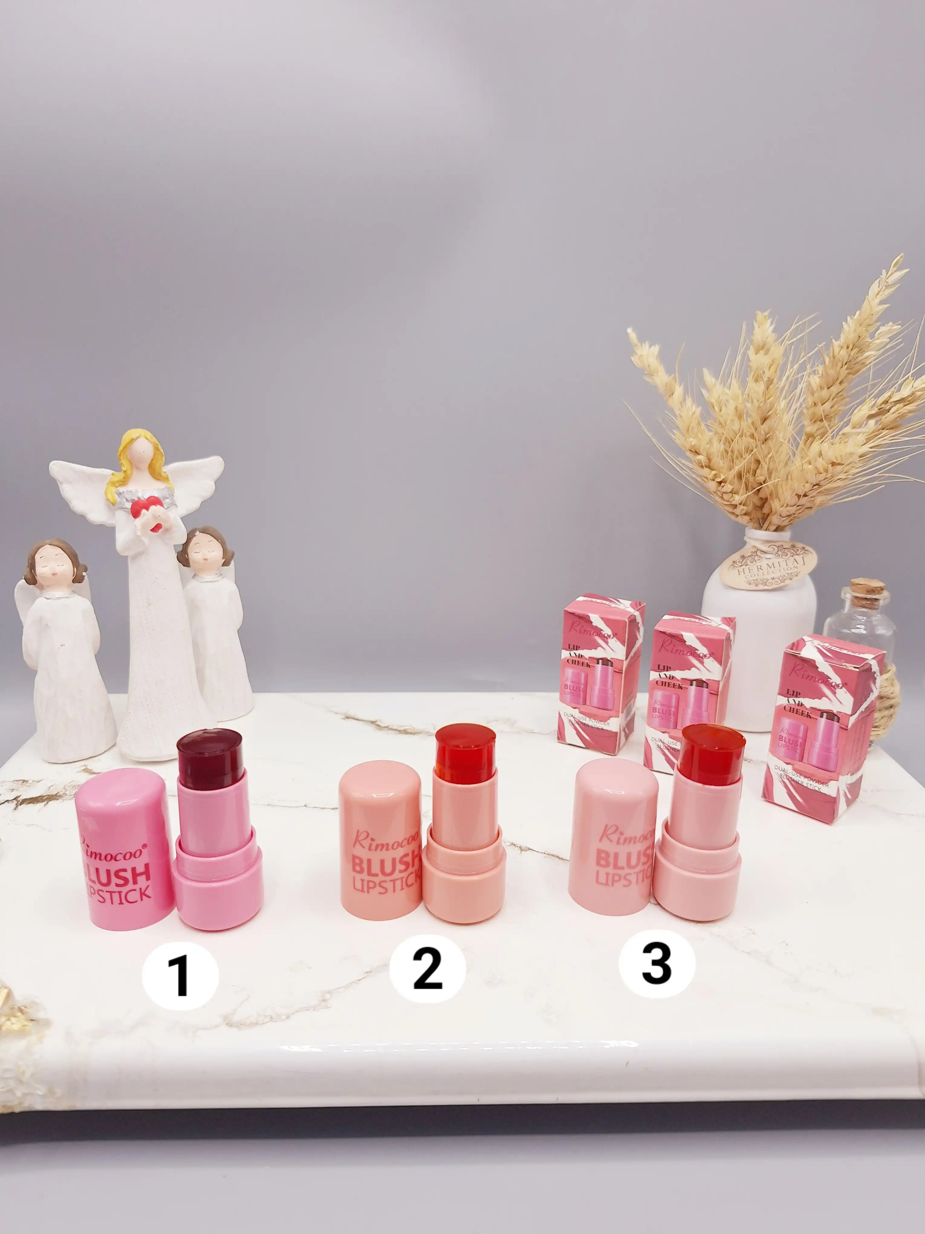 تینت ژله ای لب و گونه برند Rimocoo کد NO:R1465