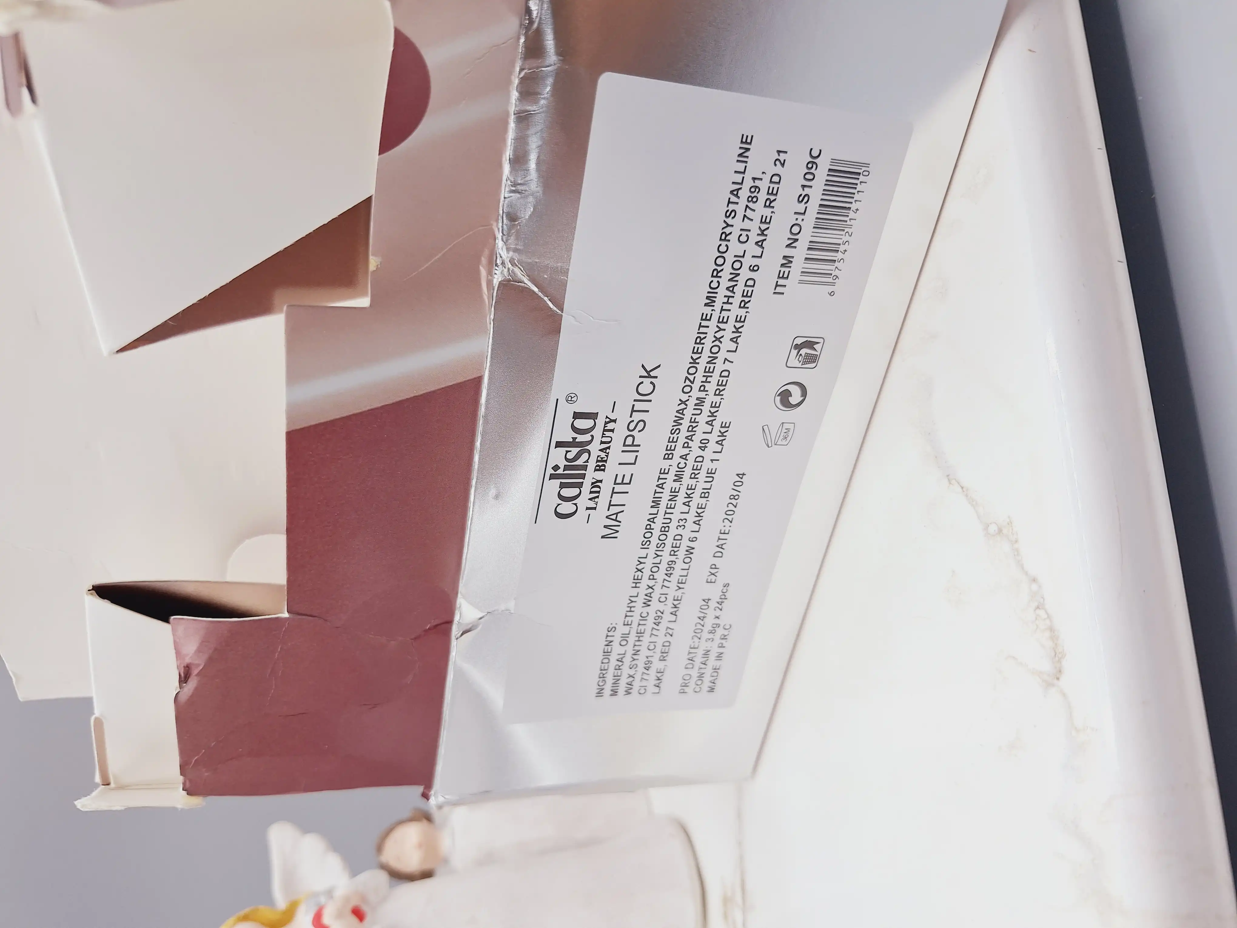 پک 6 تایی رژ جامد برند calista کد NO:LS1090