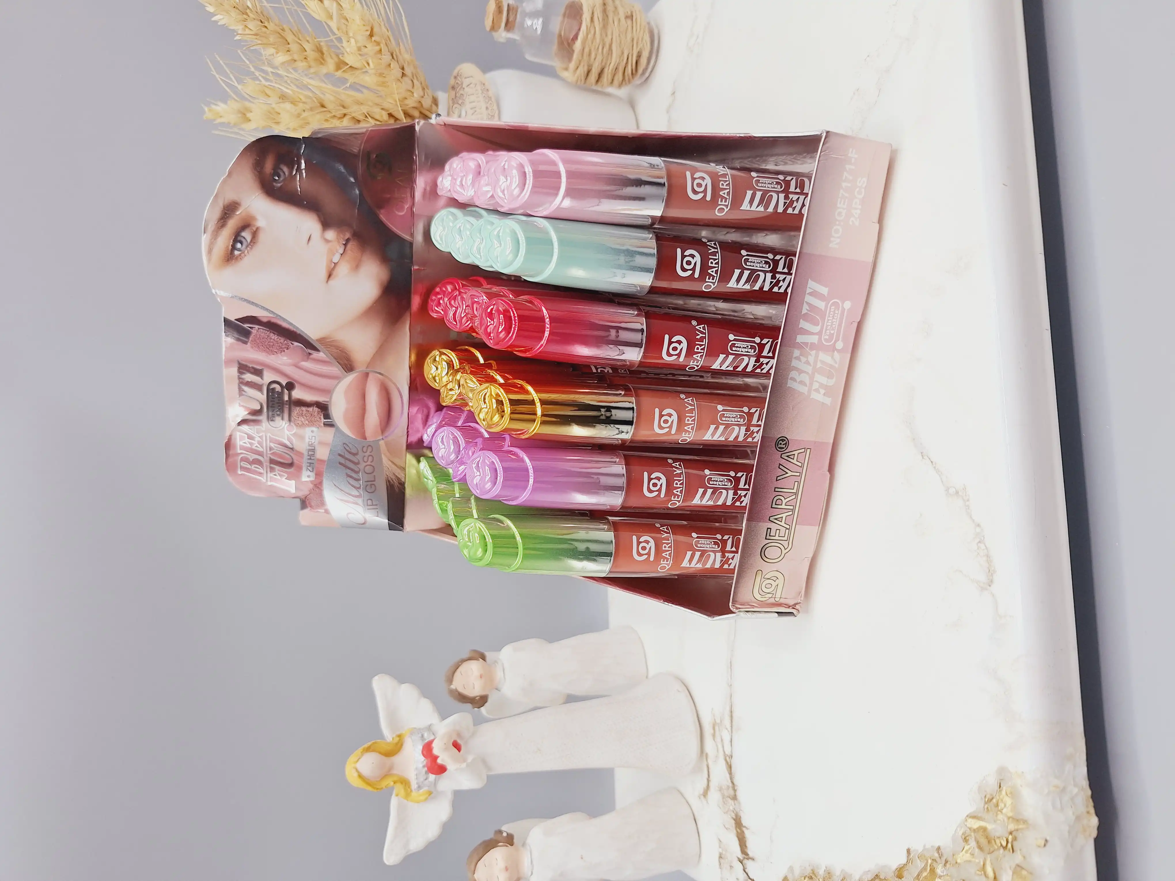 پک 6 تایی رژ مایع برند QEARLYA کد 7171