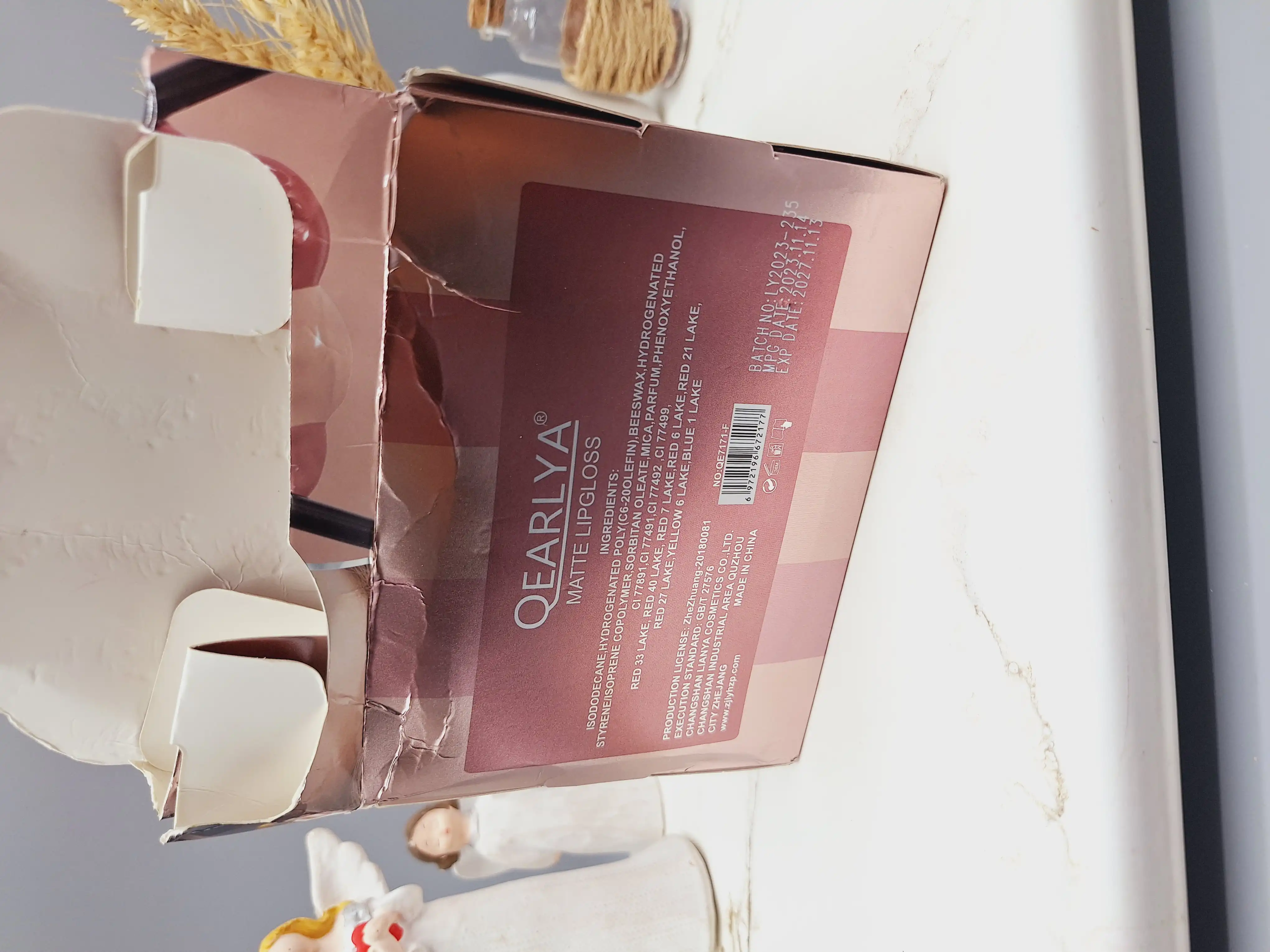 پک 6 تایی رژ مایع برند QEARLYA کد 7171