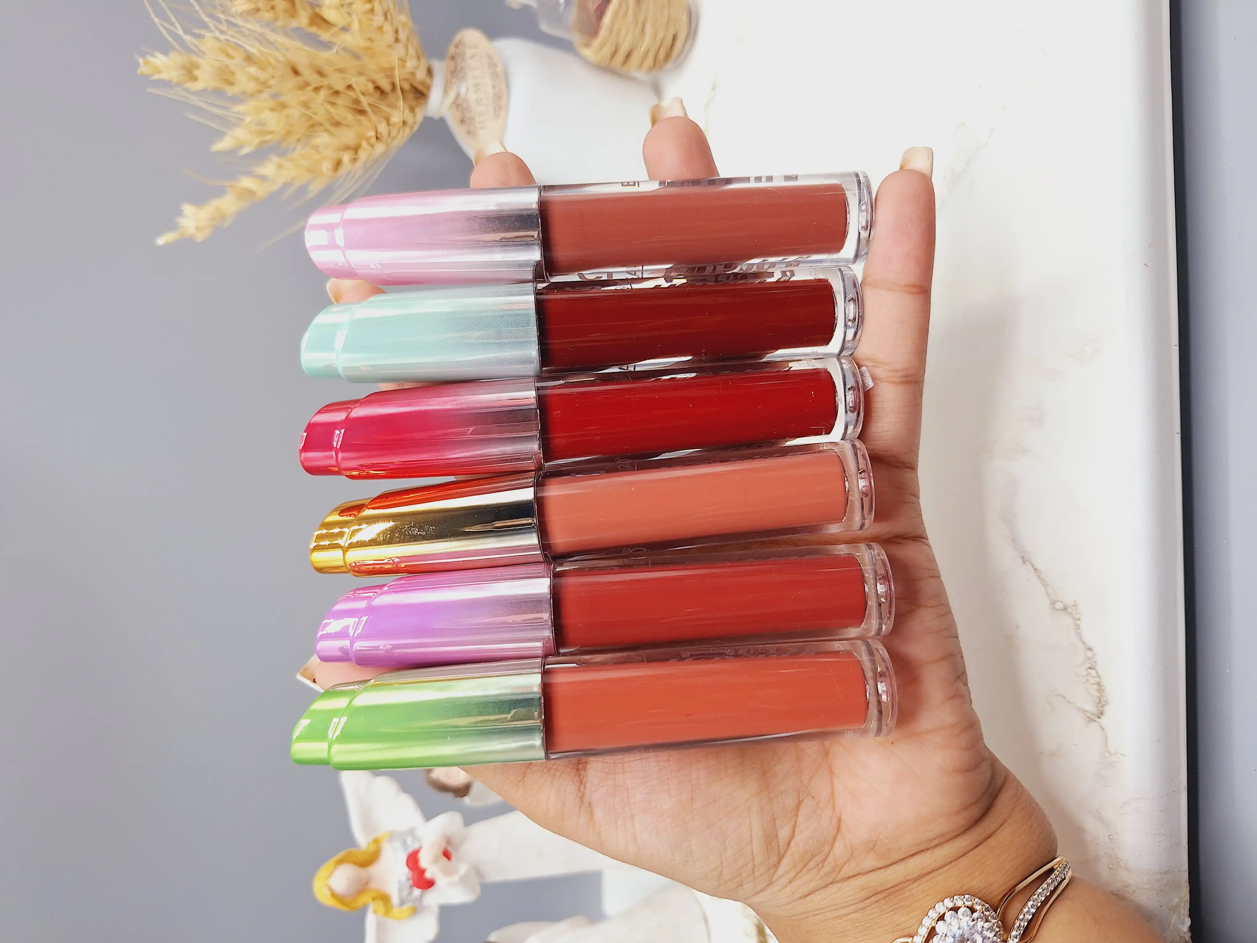 پک 6 تایی رژ مایع برند QEARLYA کد 7171