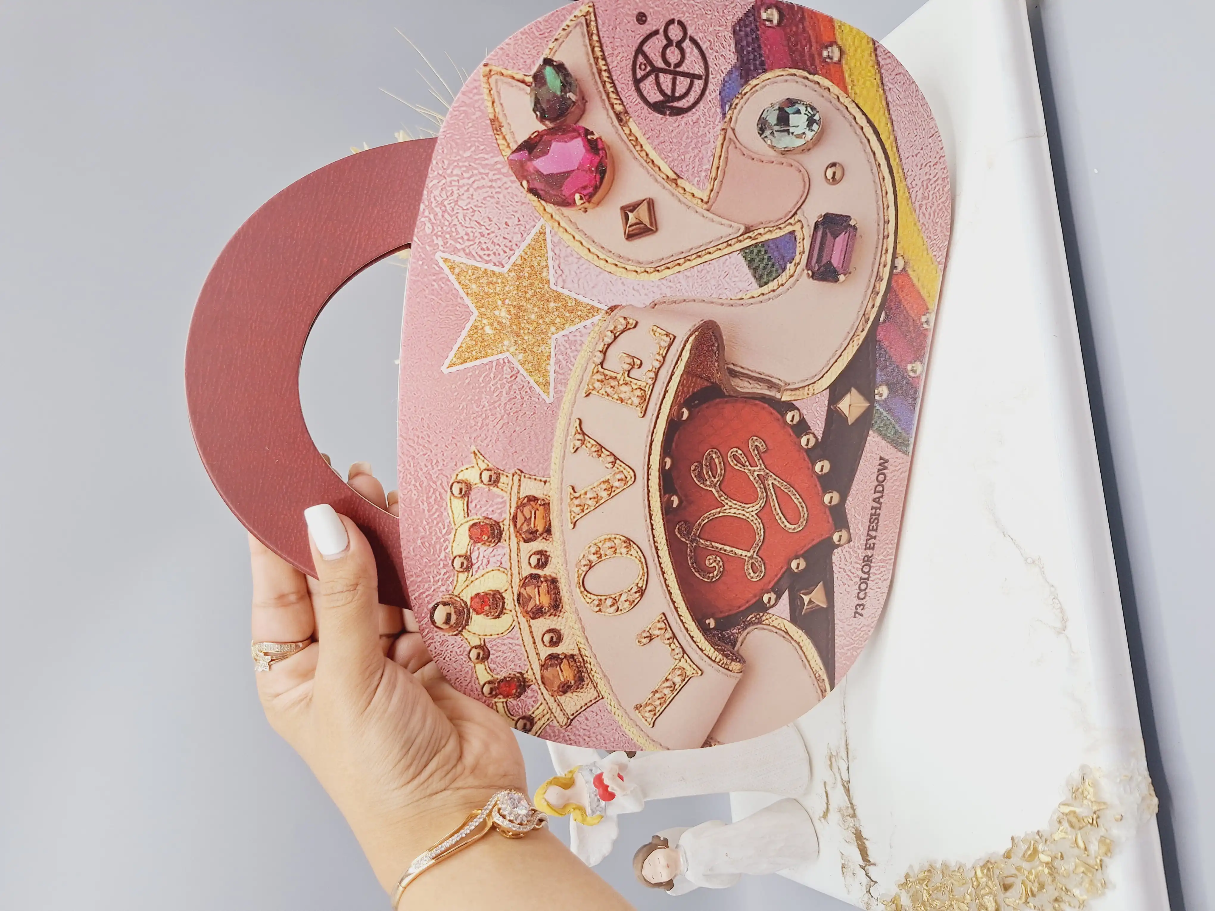 پالت سایه زیبا طرح کیف دسته دار AZ_176