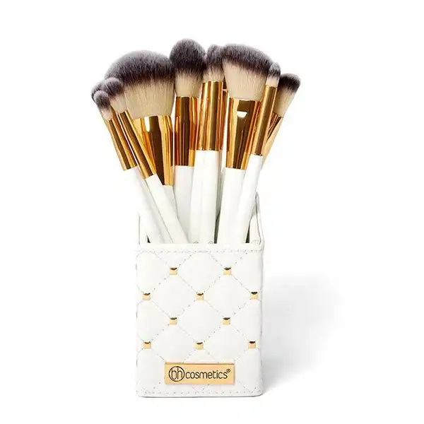 ست براش 12 عددی بی اچ کازمتیکس به همراه استند مکعبی چهل تیکه