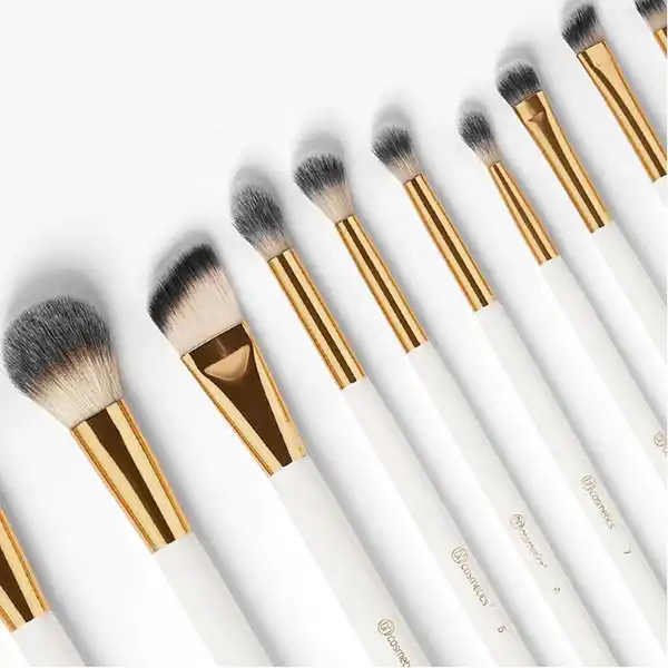 ست براش 12 عددی بی اچ کازمتیکس به همراه استند مکعبی چهل تیکه