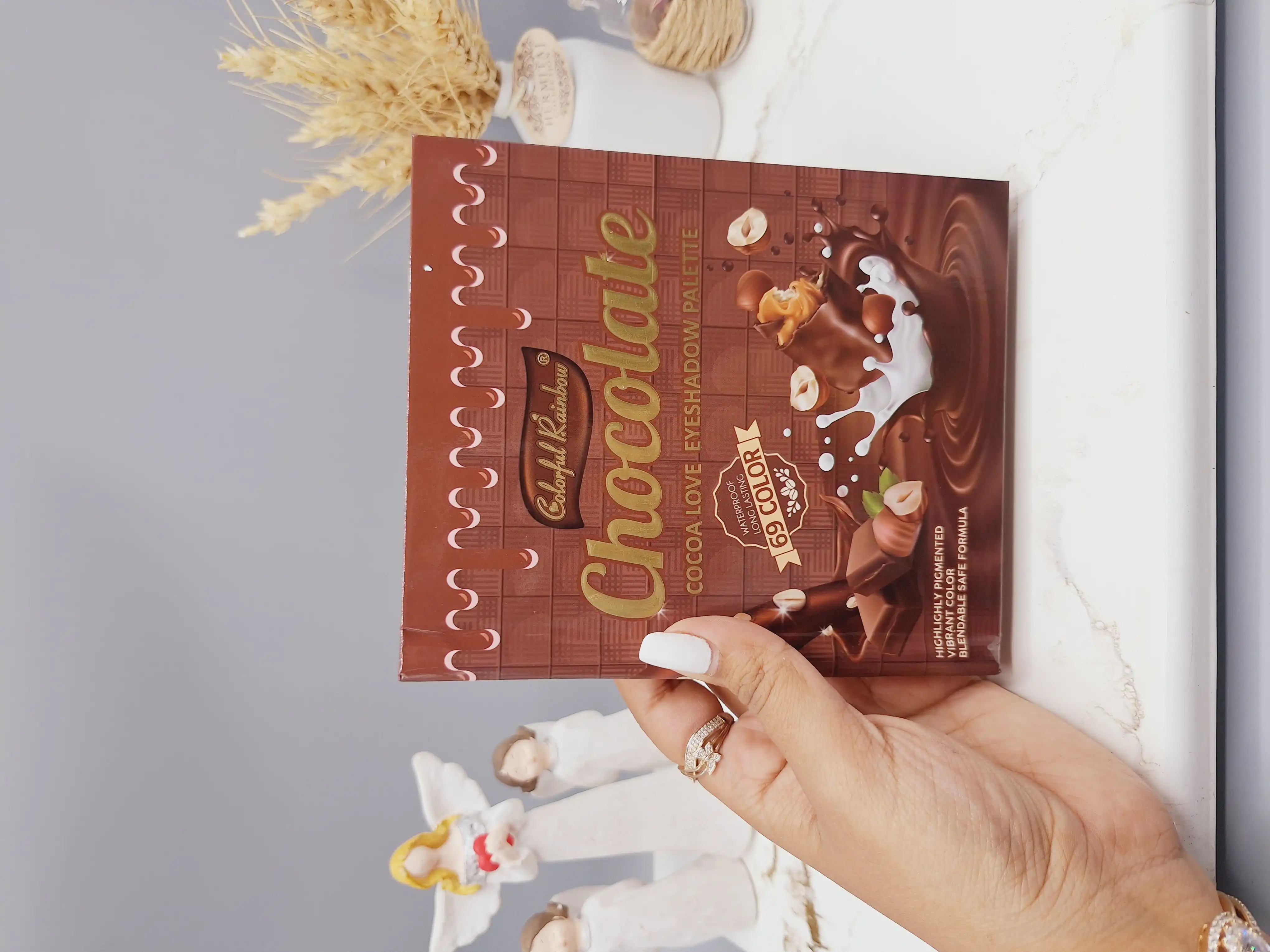 پالت سایه چشم 69 رنگ شکلات کاکائویی LOVE‏ کد 2018