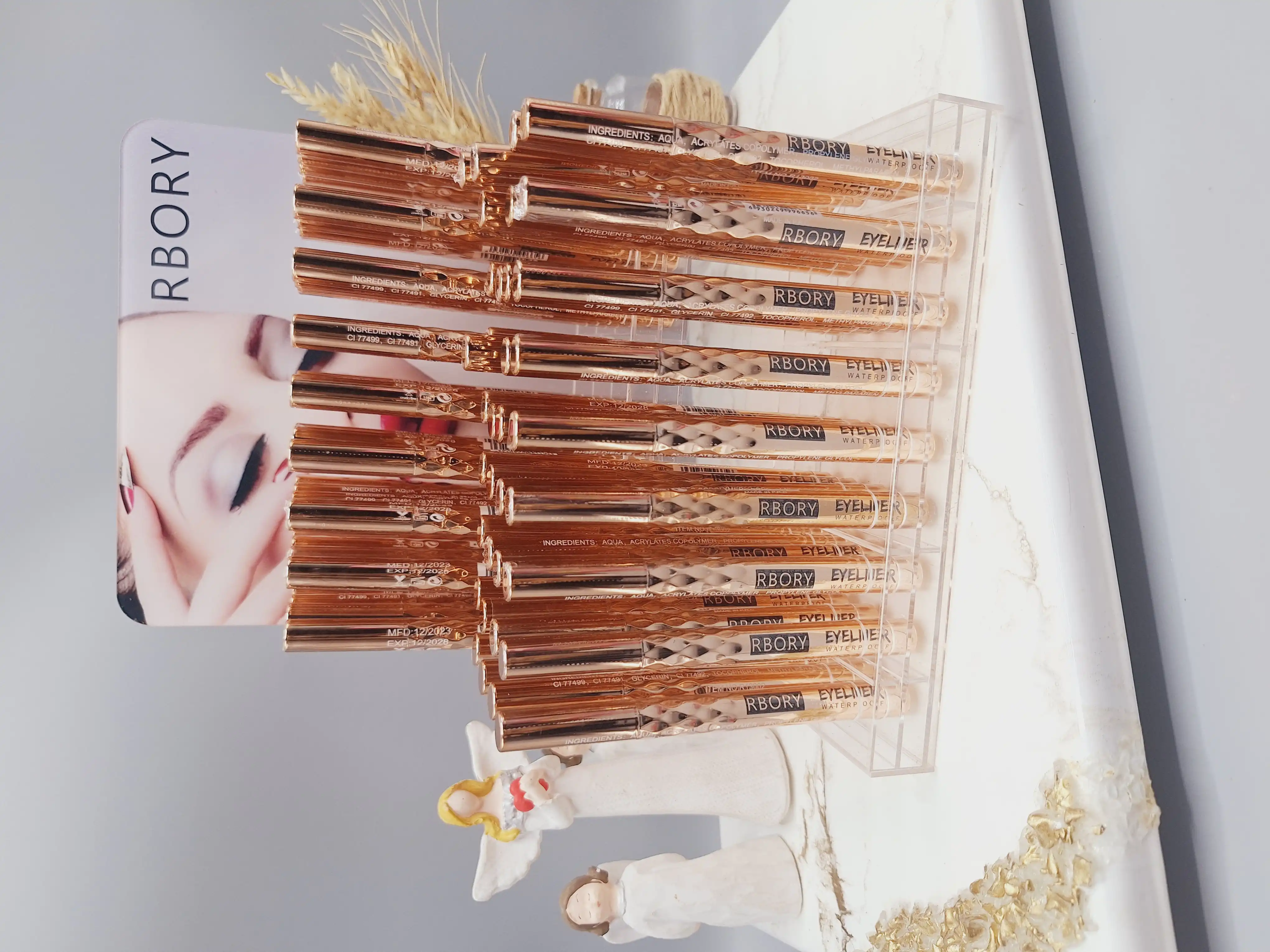 خط چشم ماژیکی اصلی کیفیت عالی ضدآب برند RBORY کد 6656