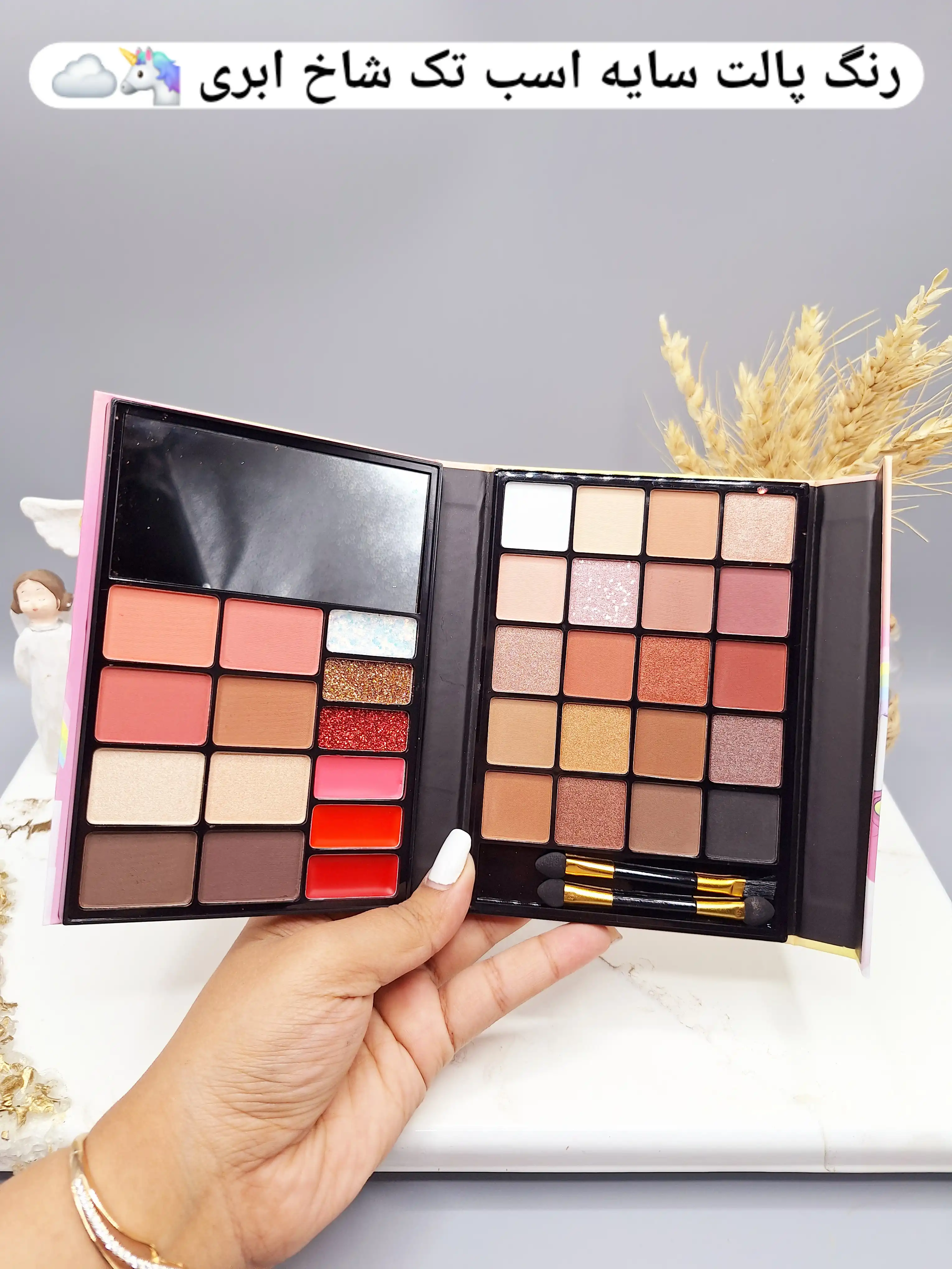 پالت سایه آنالیدی طرح اسب تک شاخ برند ANYLADY کد 8602O