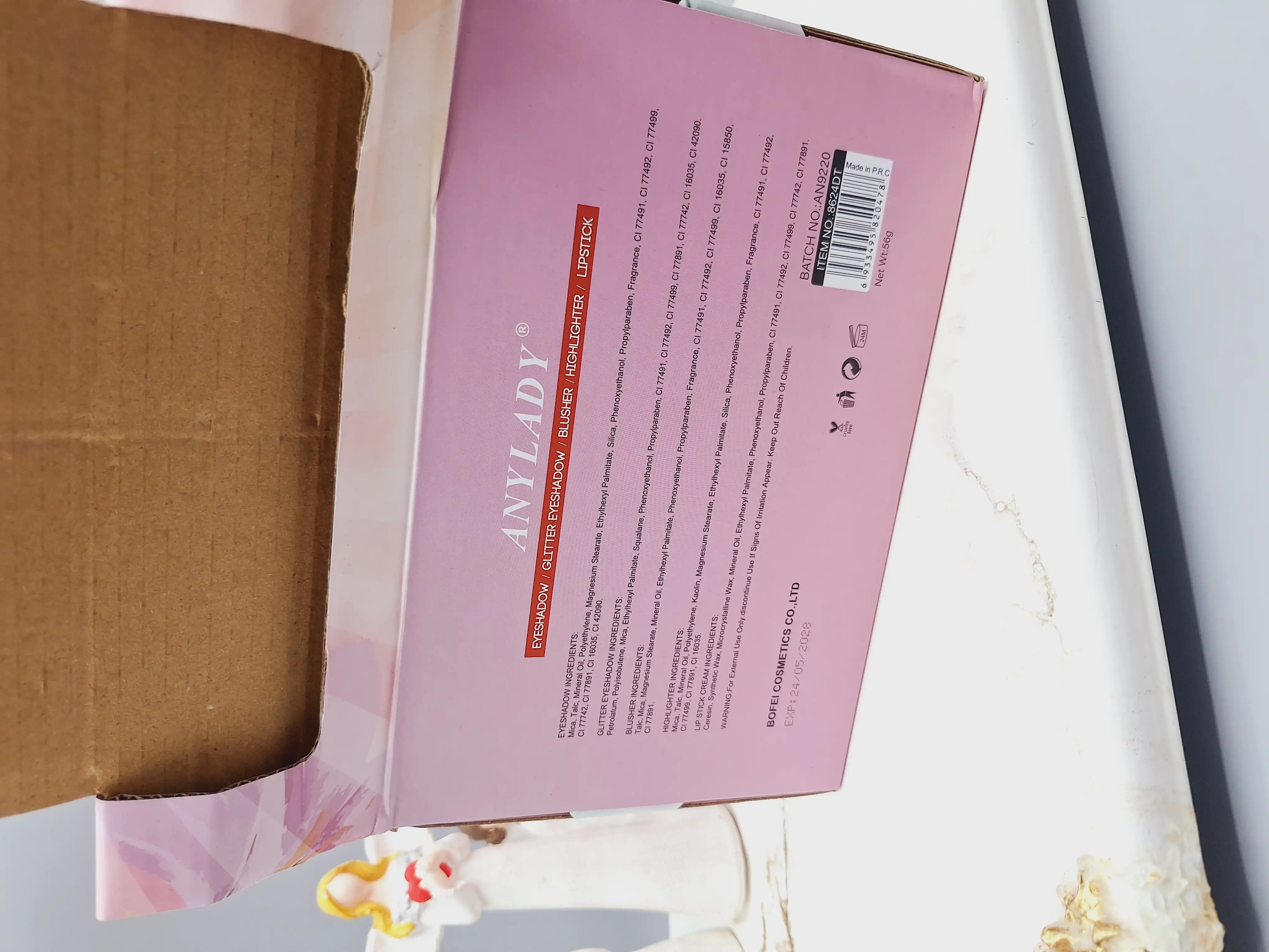 پالت سایه آنالیدی طرح دختر رقص بالرین برند ANYLADY کد 8624TD