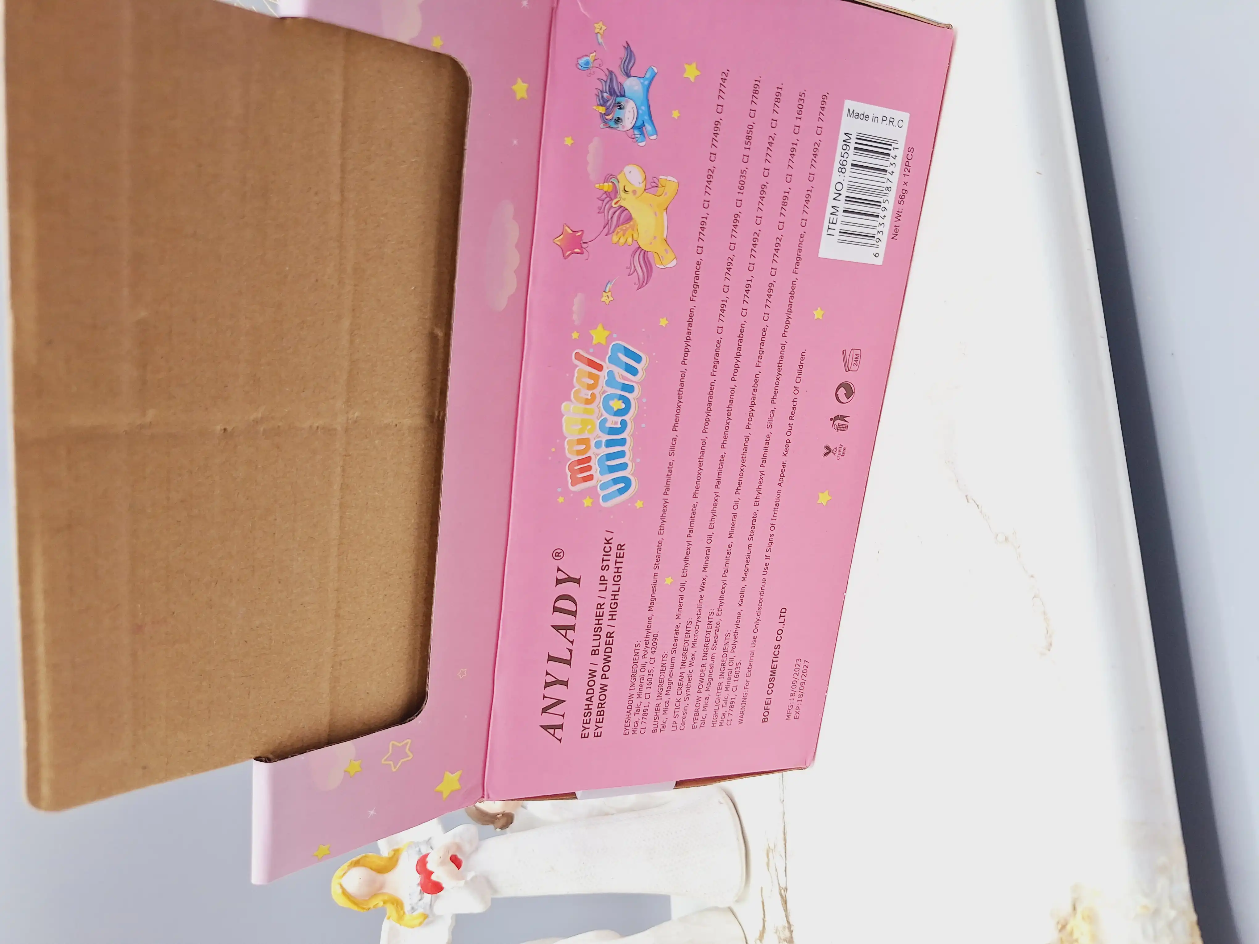 پالت سایه آنالیدی طرح یونیکورن کوچولو برند ANYLADY کد 8659M