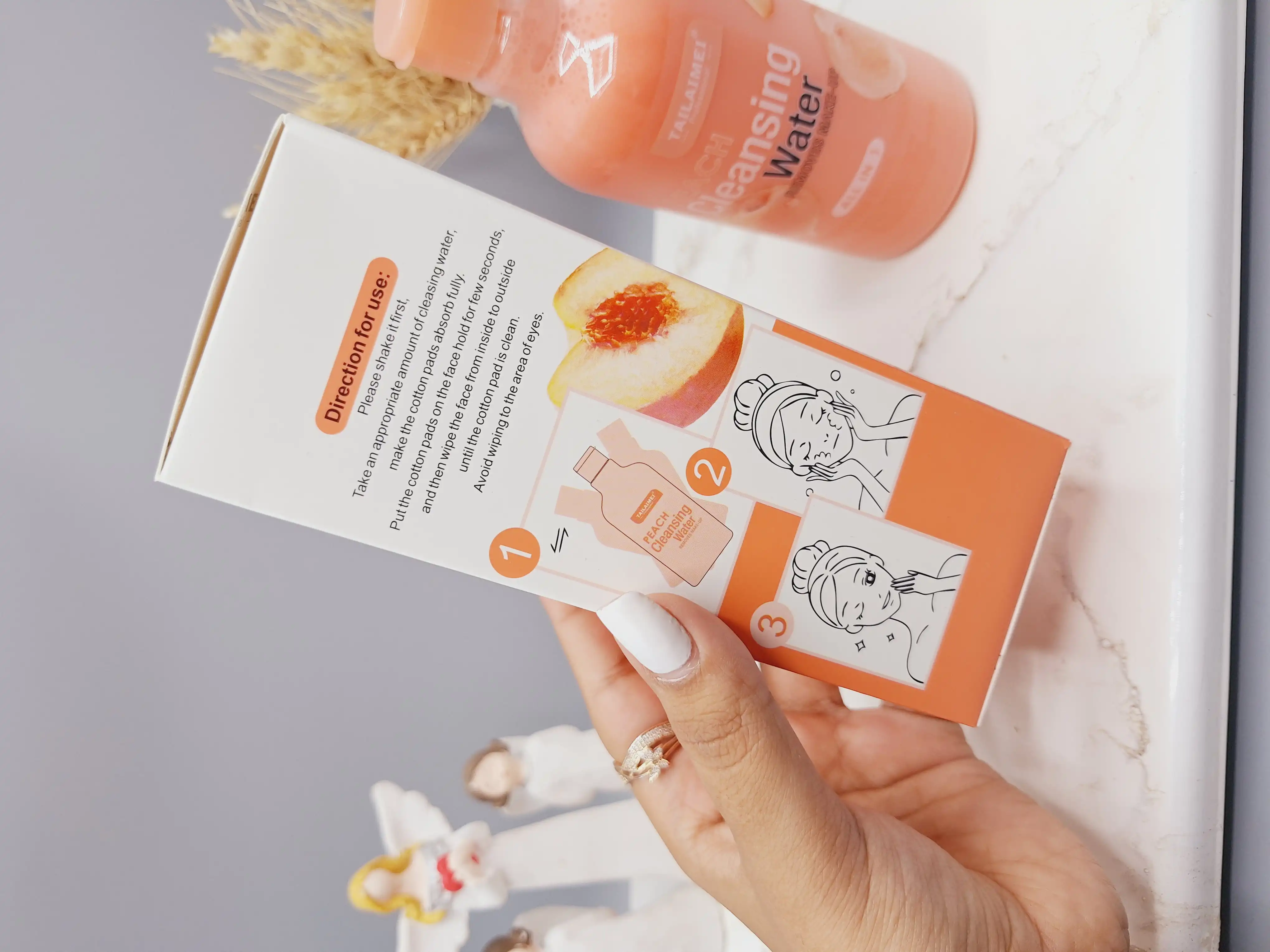 میسلار واتر دوفاز رایحه هلو حجم 350ml اورجینال برند تایلامی کد R014