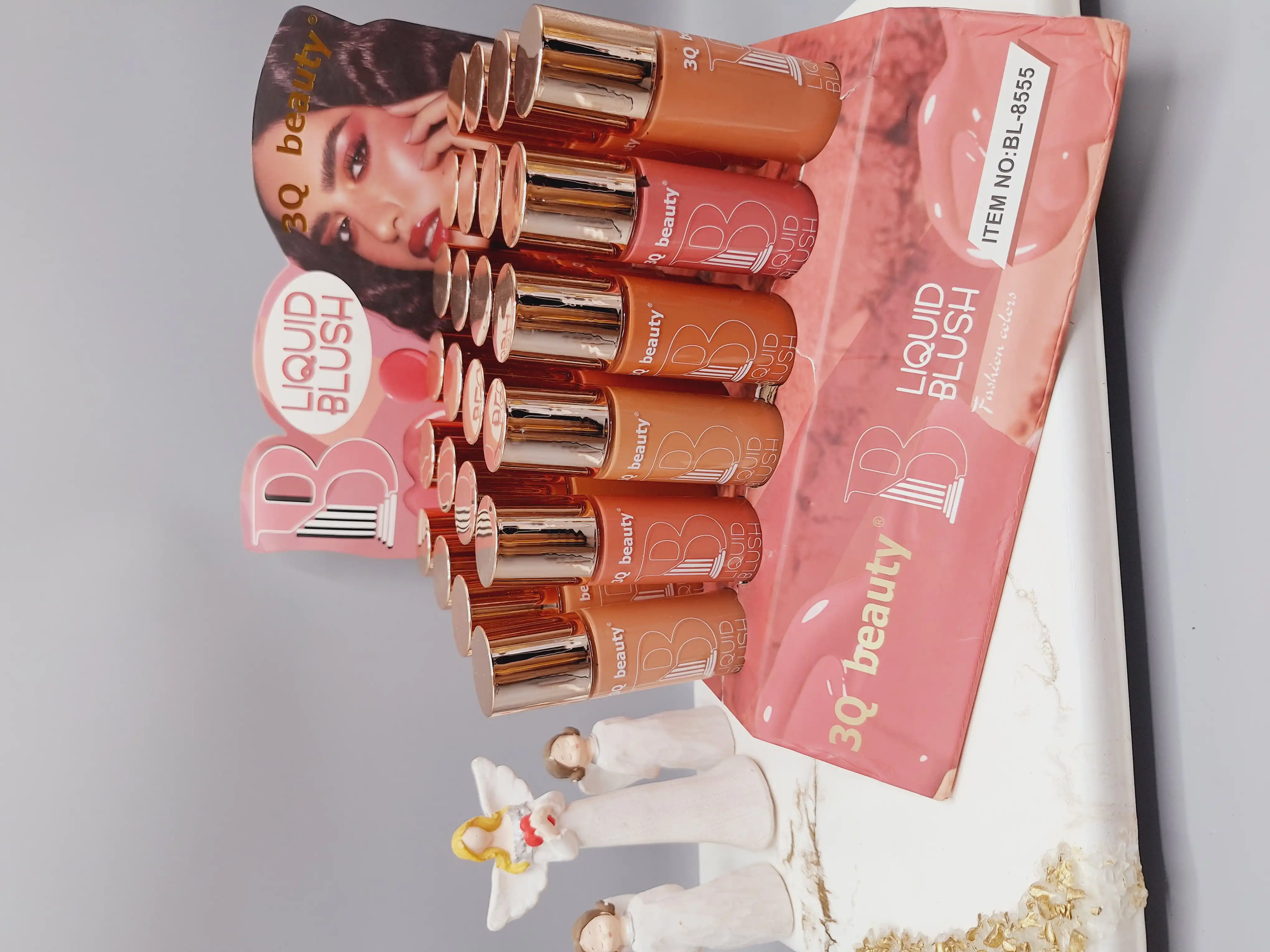 رژ گونه مایع زیبا استوانه ای برند 3Q‏ بیوتی کد NO:BL-8555