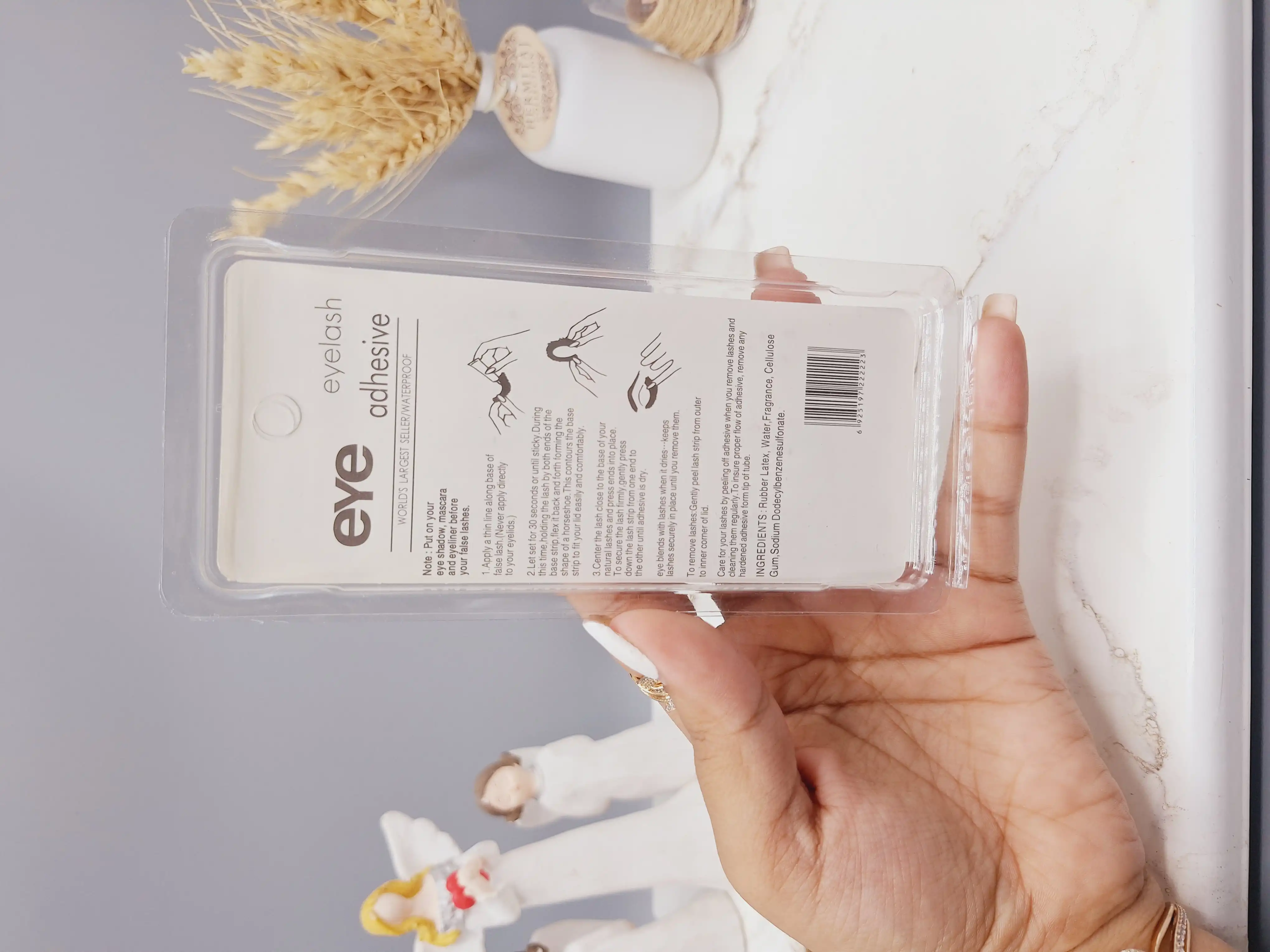 پک 6 تایی چسپ مژه برند eye کد 2223