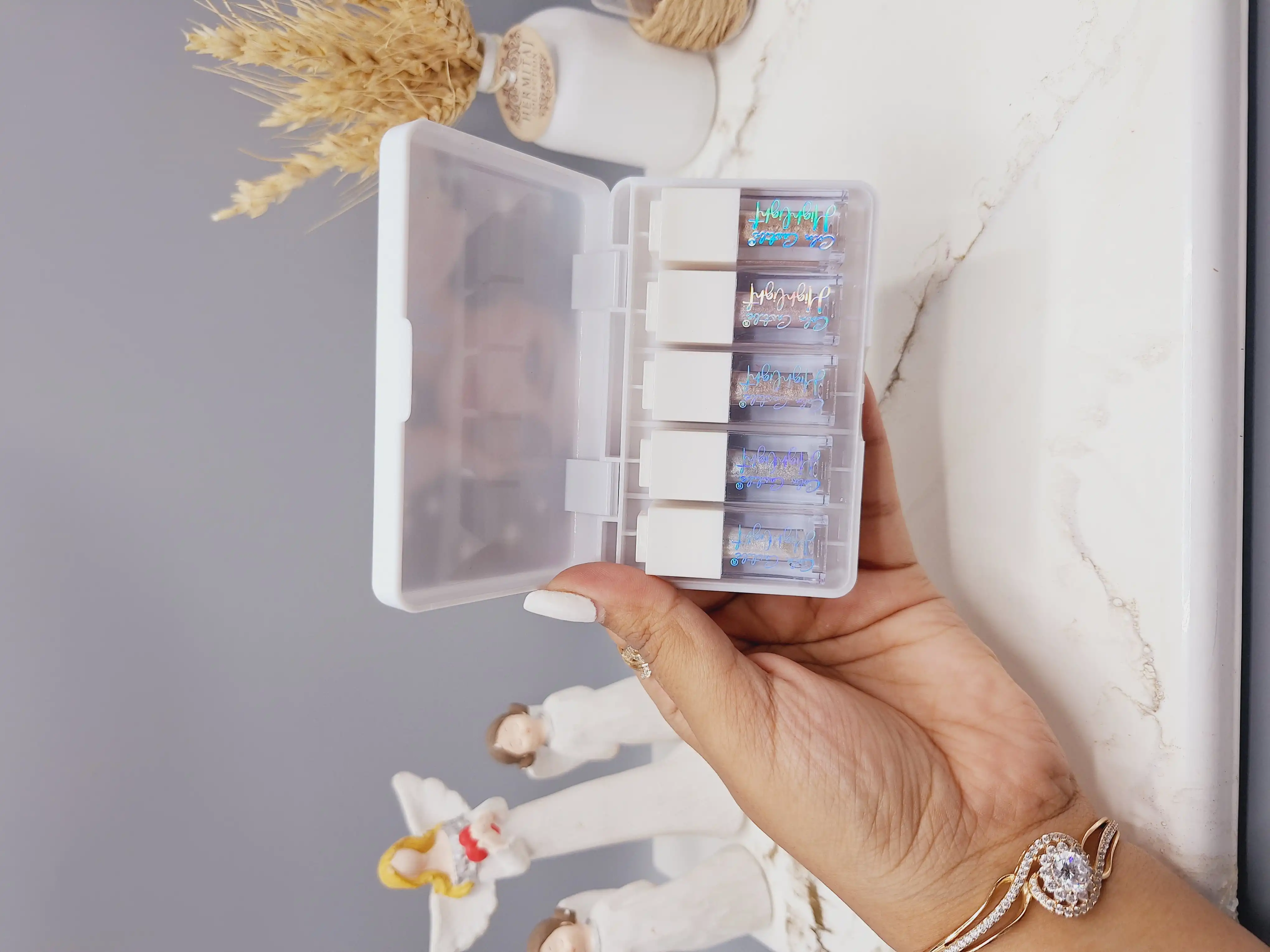 باکس 5 تایی هایلایتر طرح دختر مناسب هدیه کد 4149