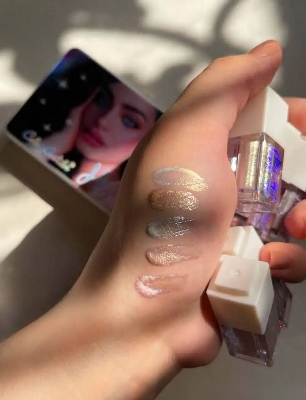 باکس 5 تایی هایلایتر طرح دختر مناسب هدیه کد 4149