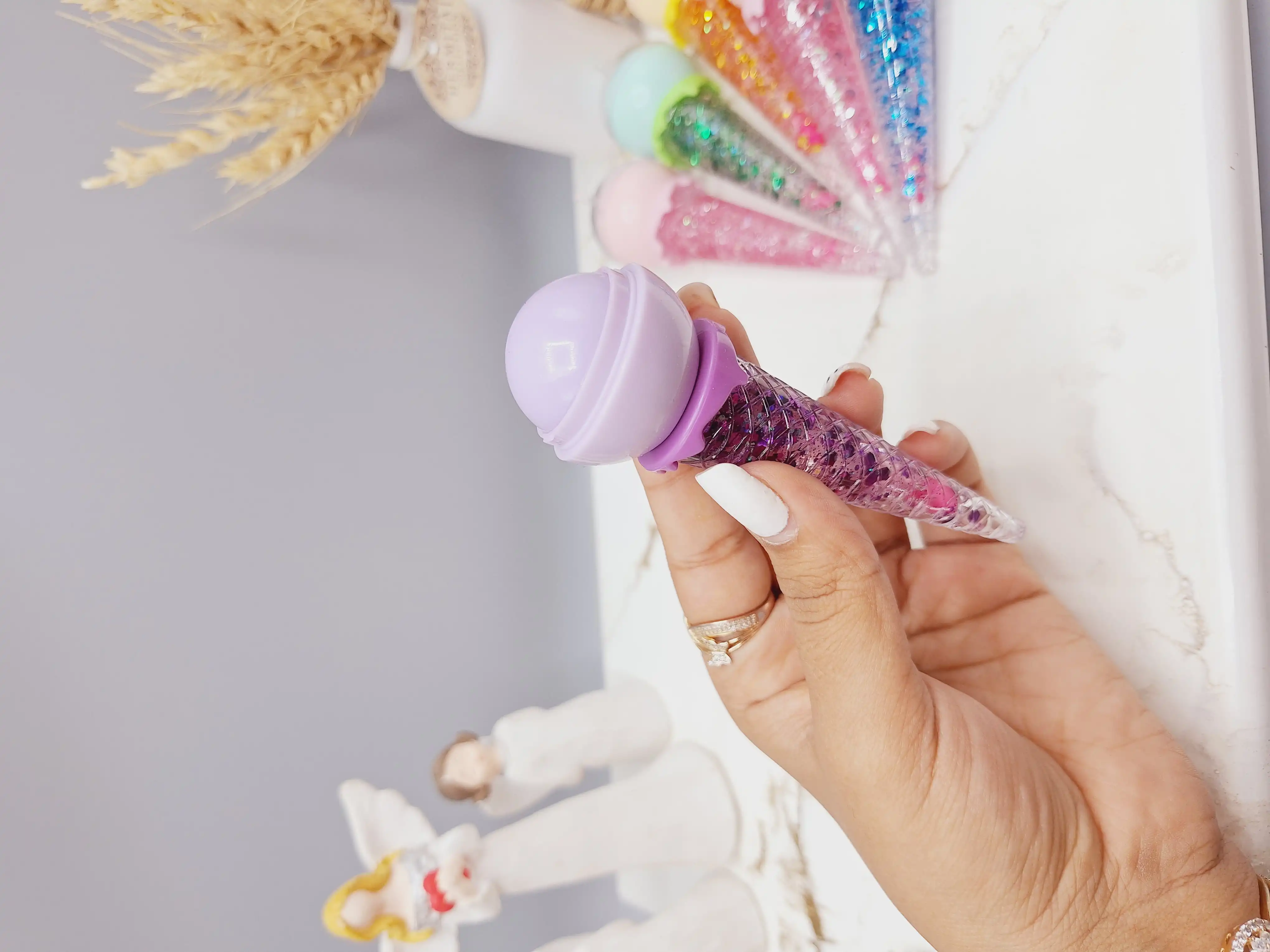 لیپ گلاس شاین دار و بالم لب برند Miss Belly کد NO:L994