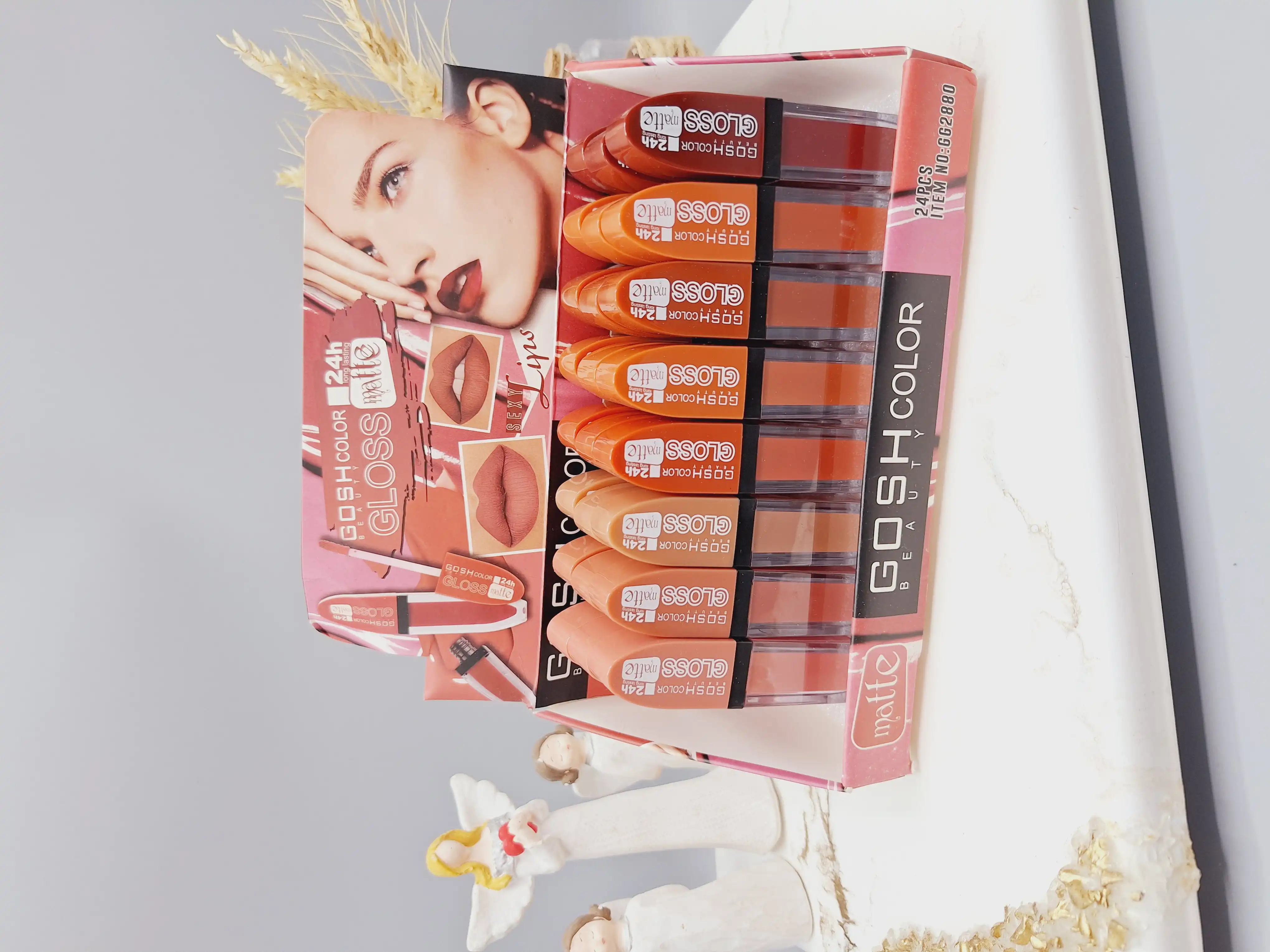 پک 8 تایی رژ مایع خوش کاور برند GOSH COLOR کد NO:GG2880