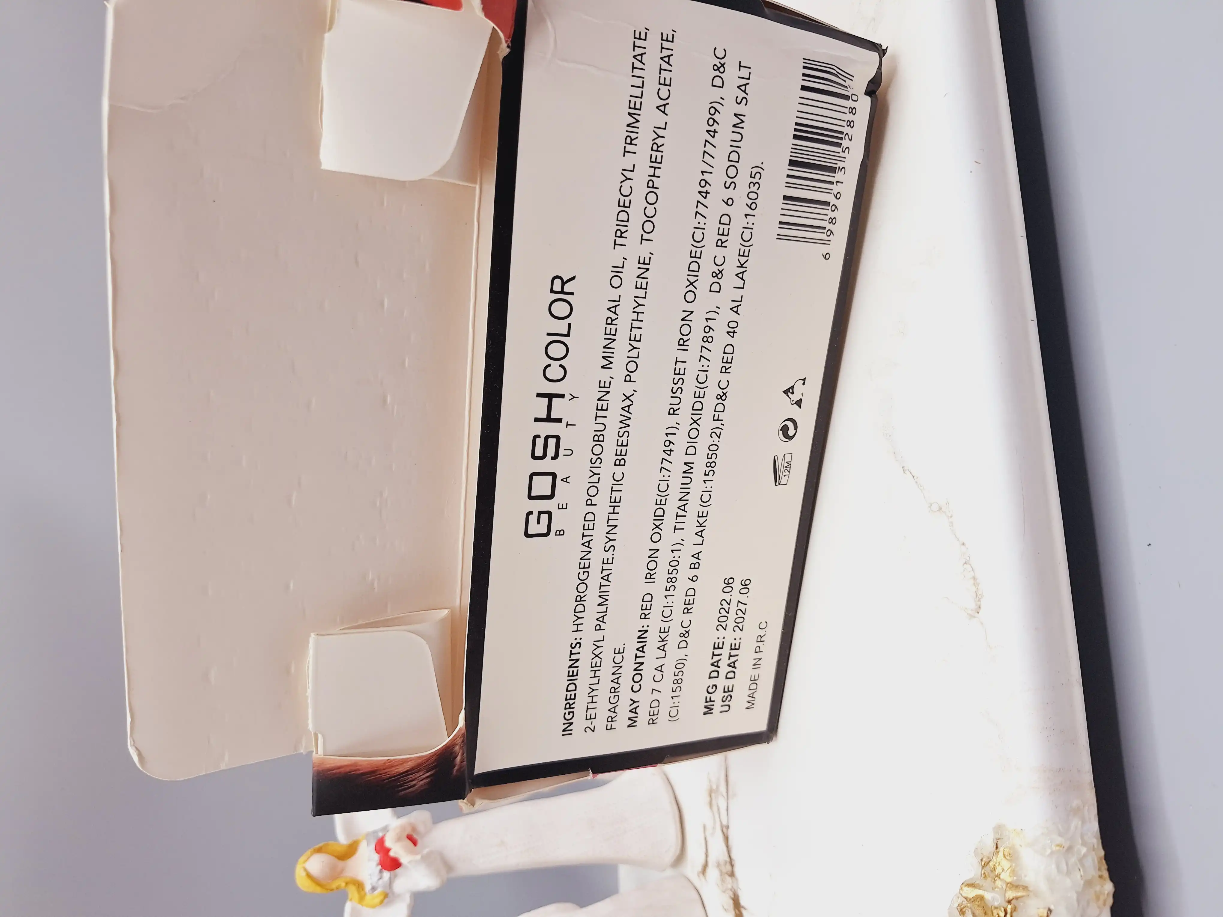 پک 8 تایی رژ مایع خوش کاور برند GOSH COLOR کد NO:GG2880