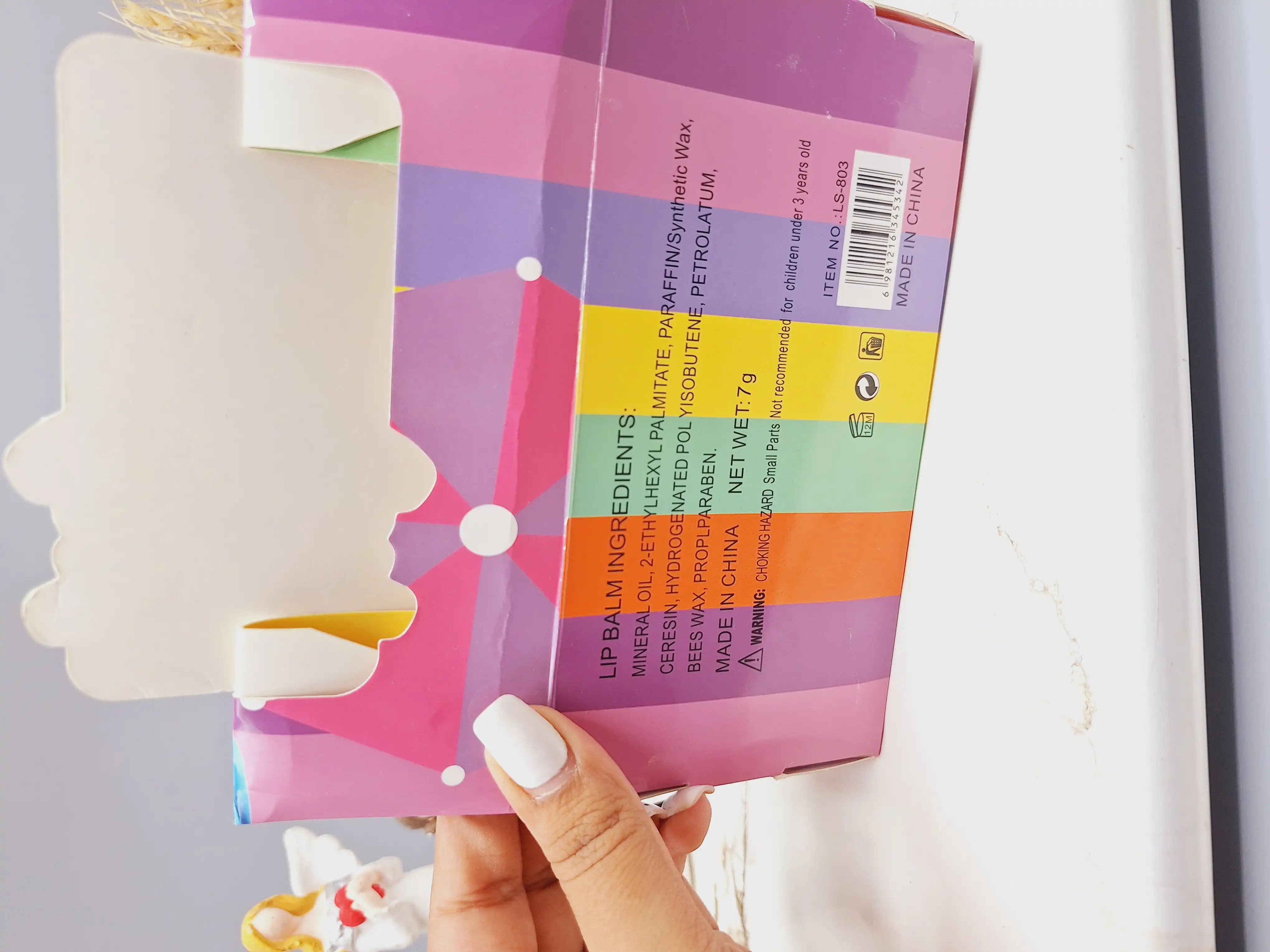 بالم لب پوکه نوشابه ای رنگی  برند پولا آیلار کد 803