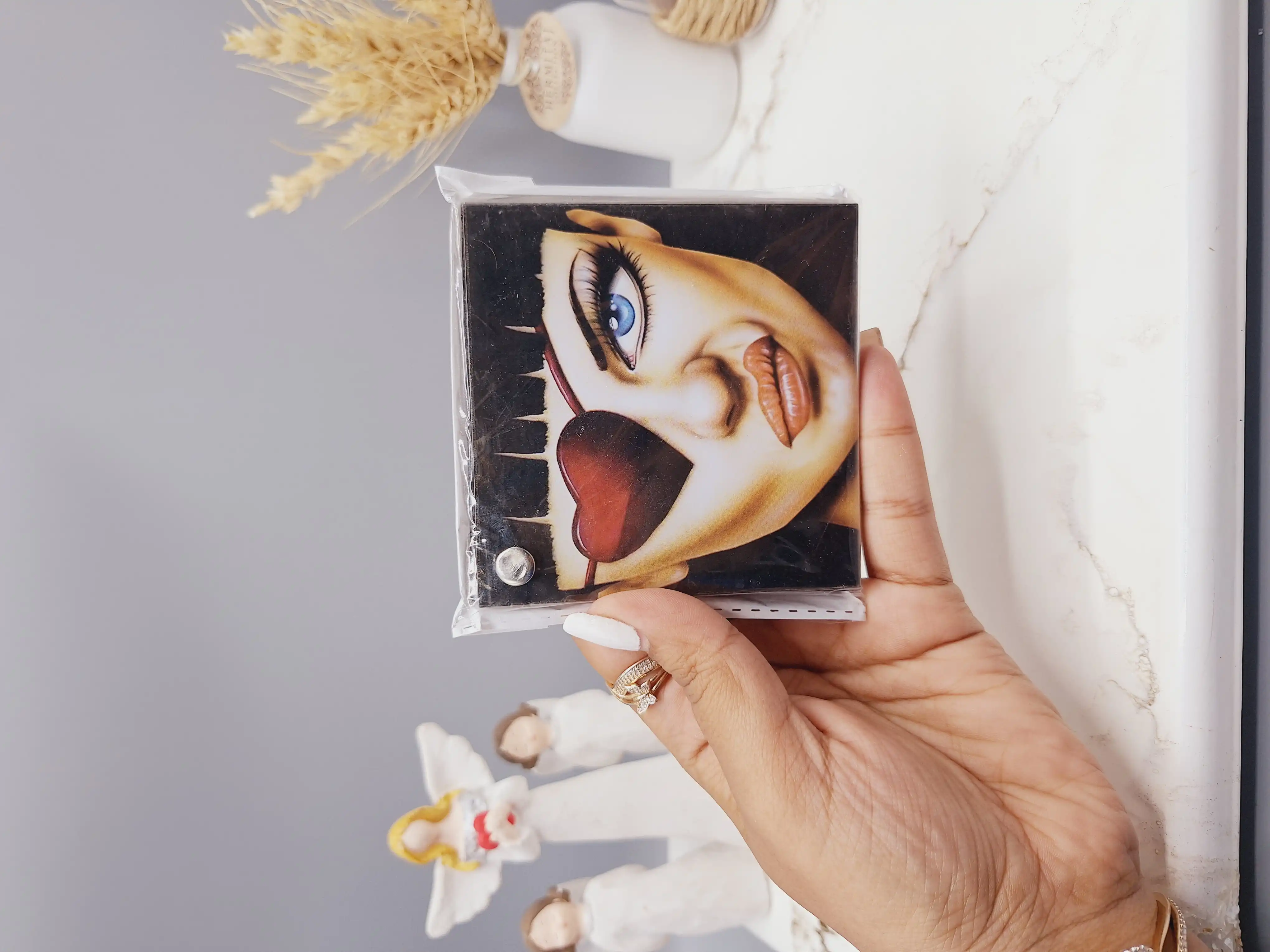 آینه مدل مکعبی طرح رندم