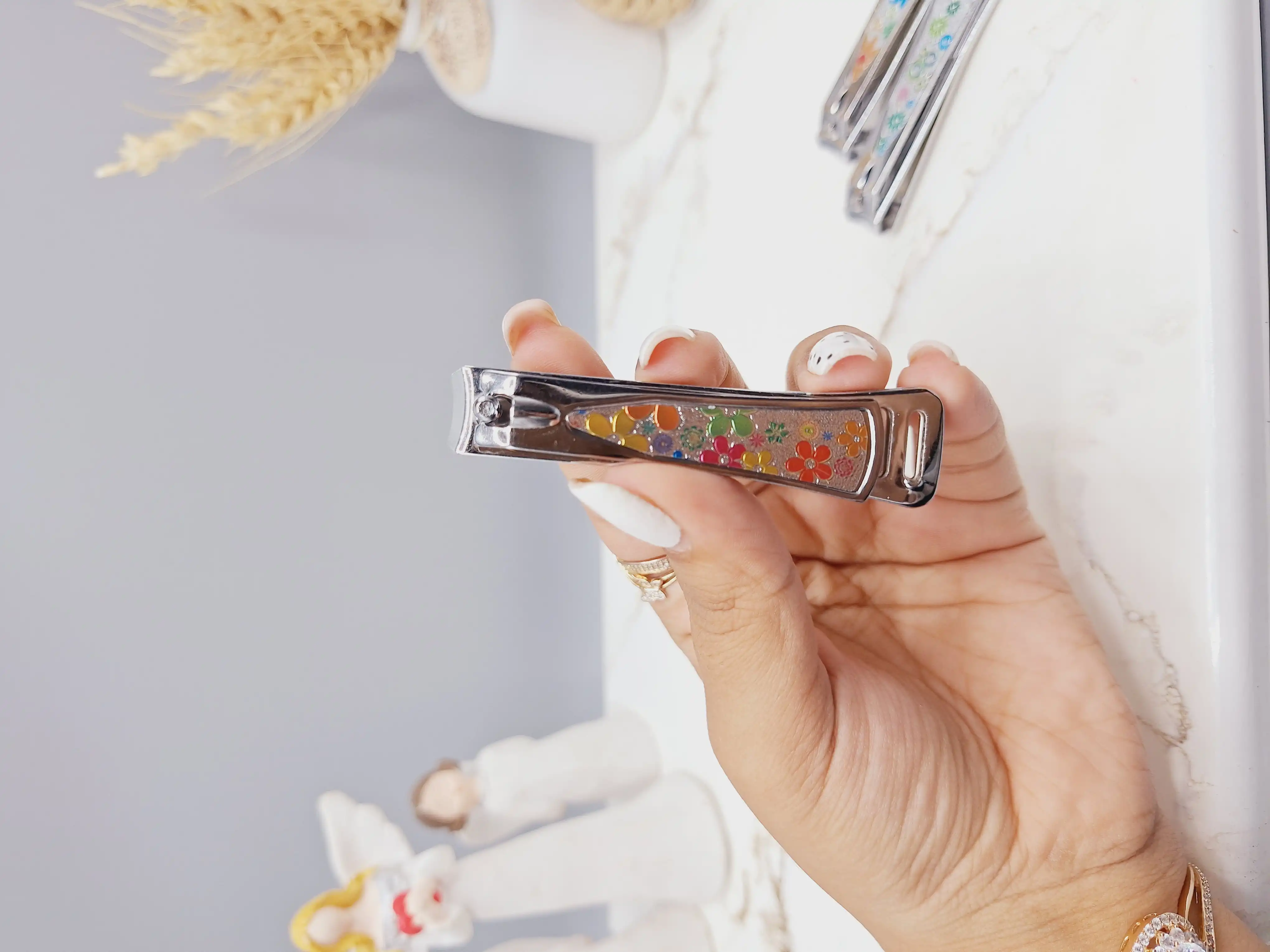 ناخن گیر استیل طرح گل برند WELL-YEAR