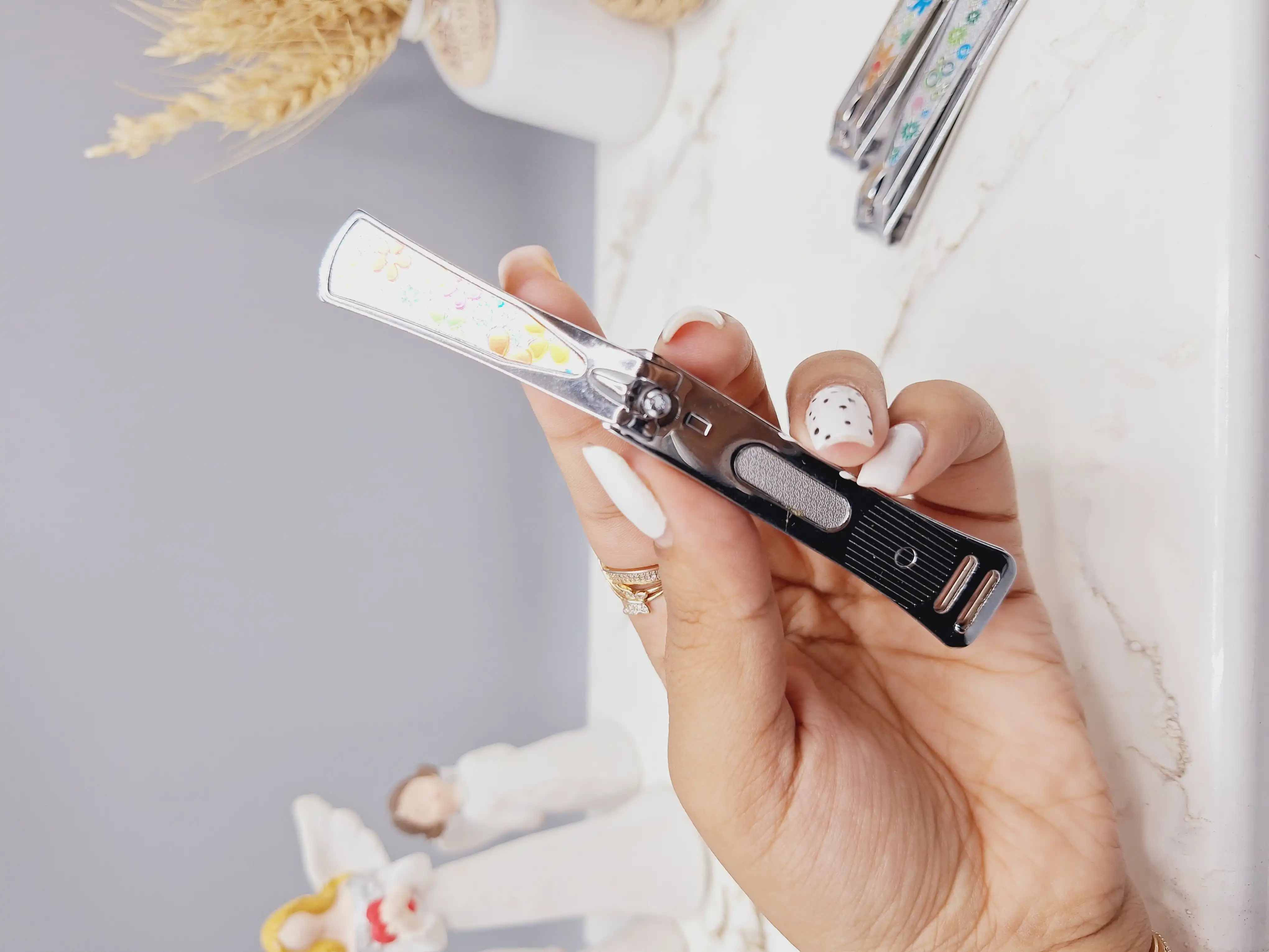 ناخن گیر استیل طرح گل برند WELL-YEAR