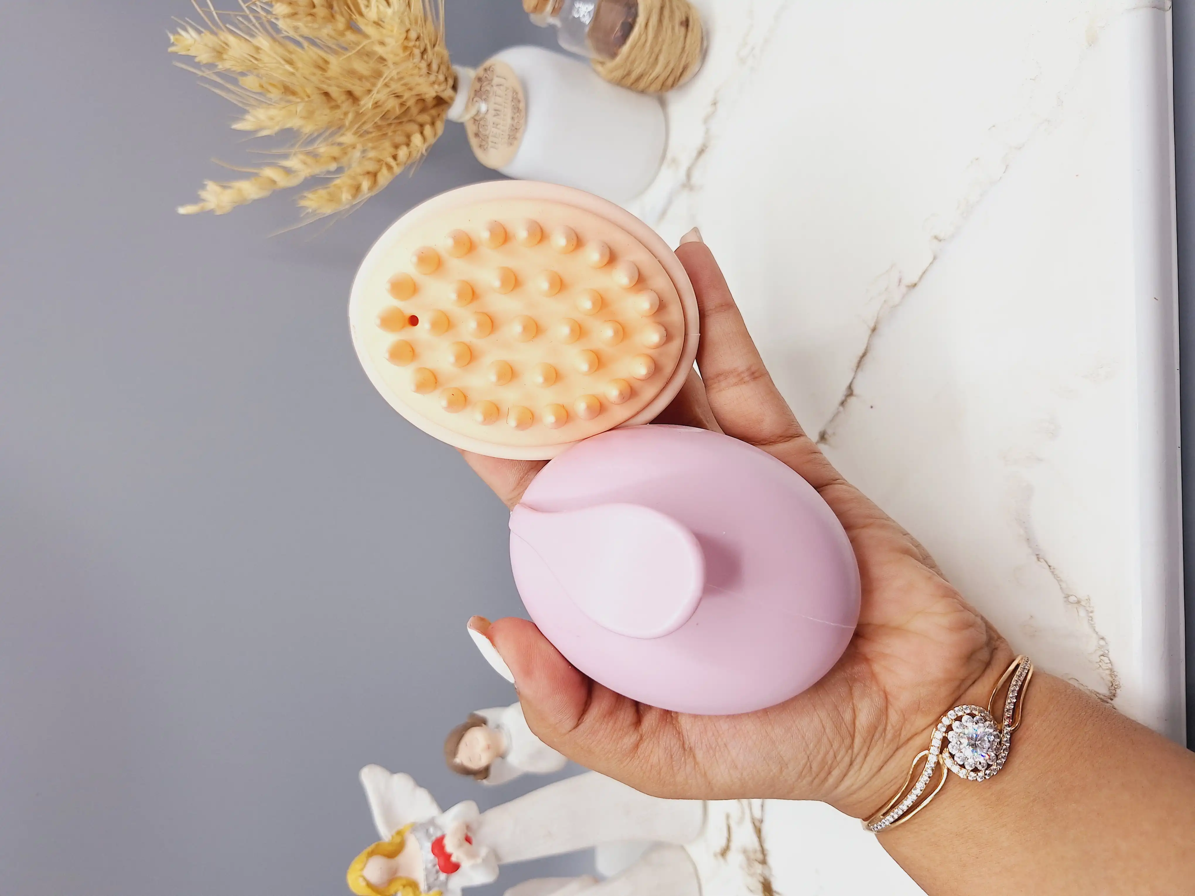 سرشور و ماساژور سر سیلیکونی مدل انگشتی