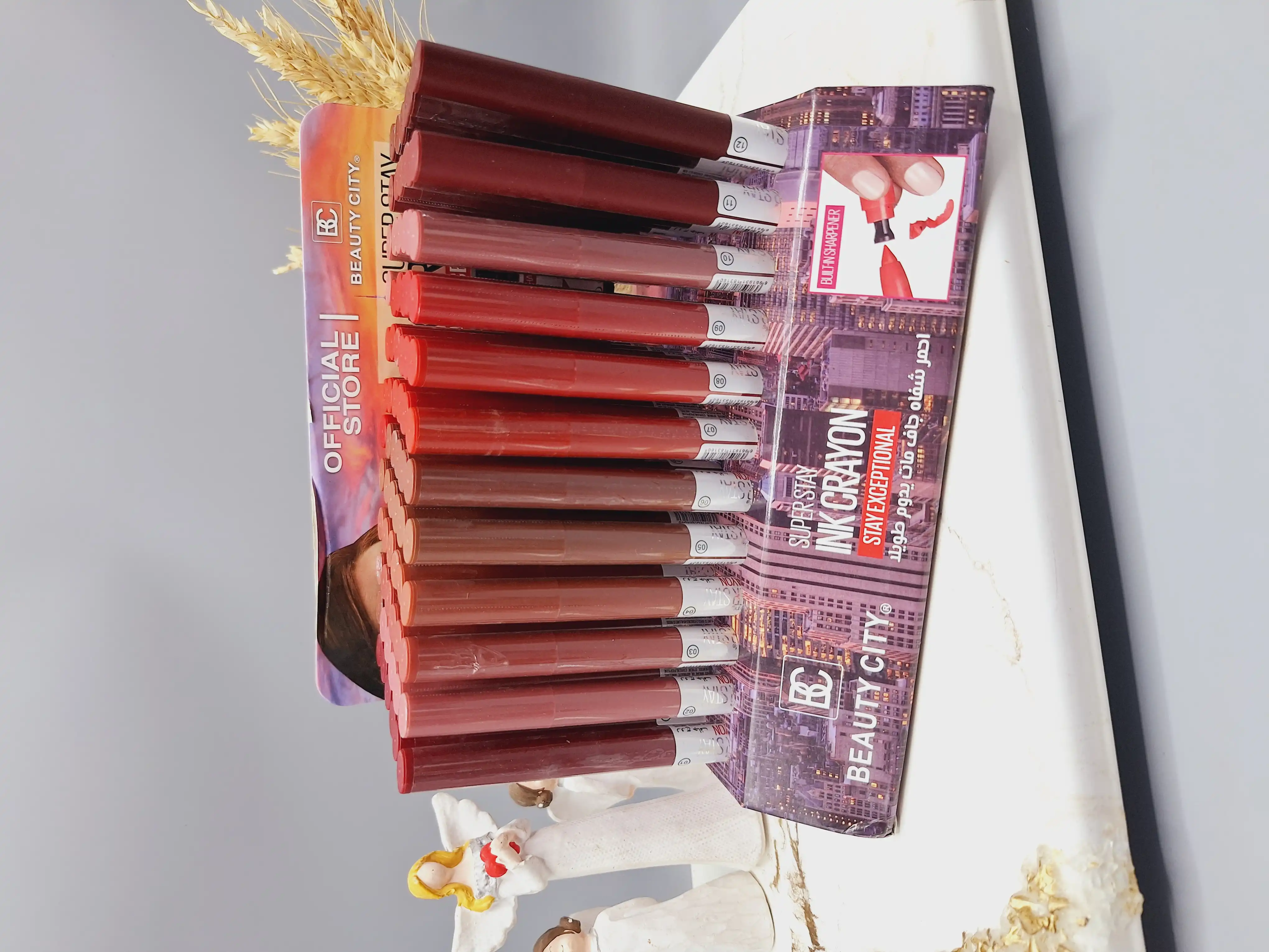 رژ پیچی مدادی برند بیوتی سیتی کد 046