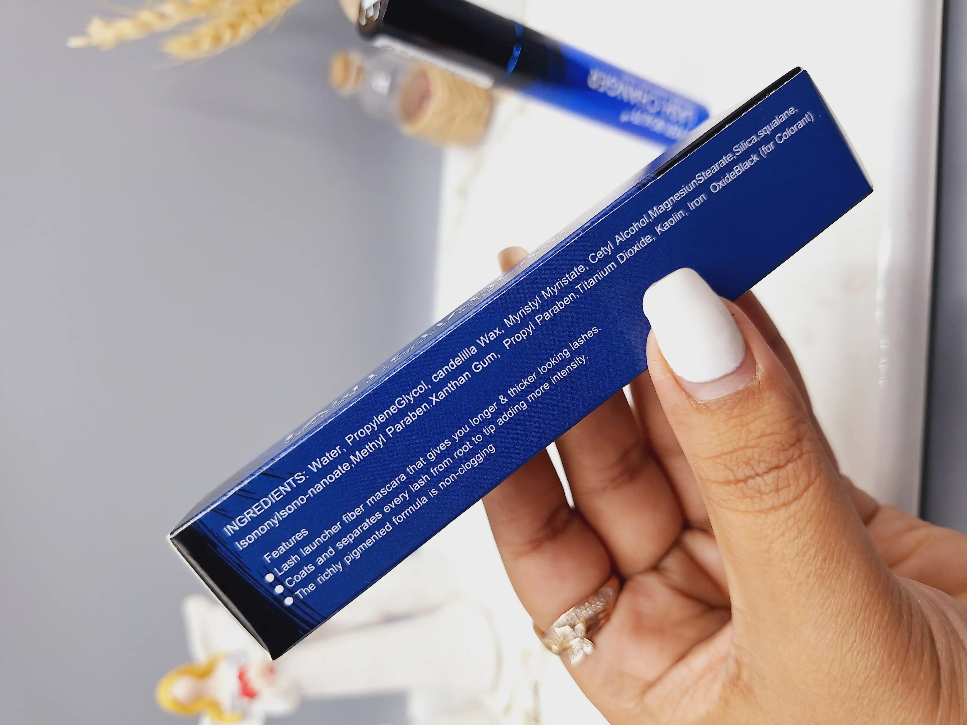 ریمل رنگ آبی برند ‏EVER BEAUTY‏ کد 2882