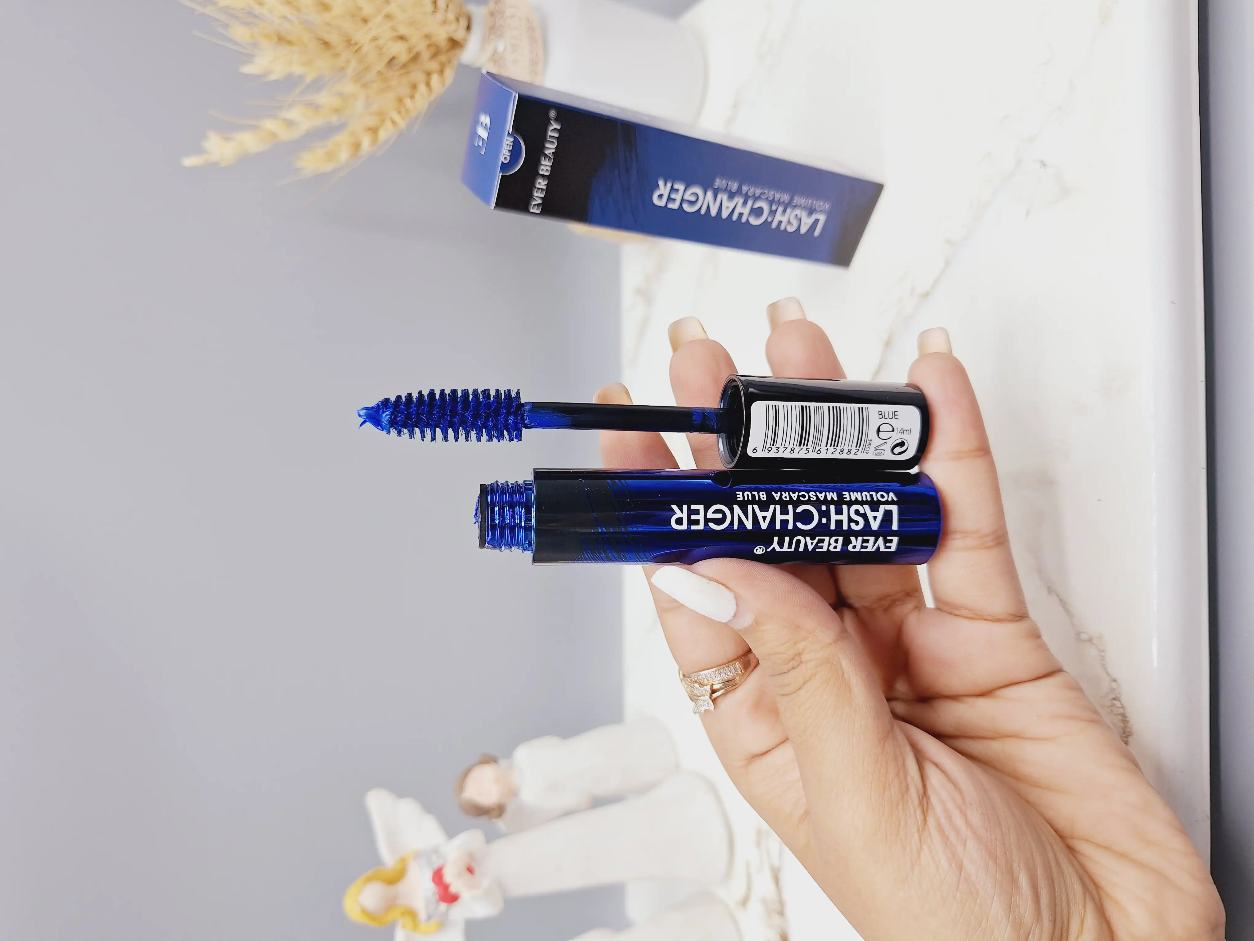 ریمل رنگ آبی برند ‏EVER BEAUTY‏ کد 2882