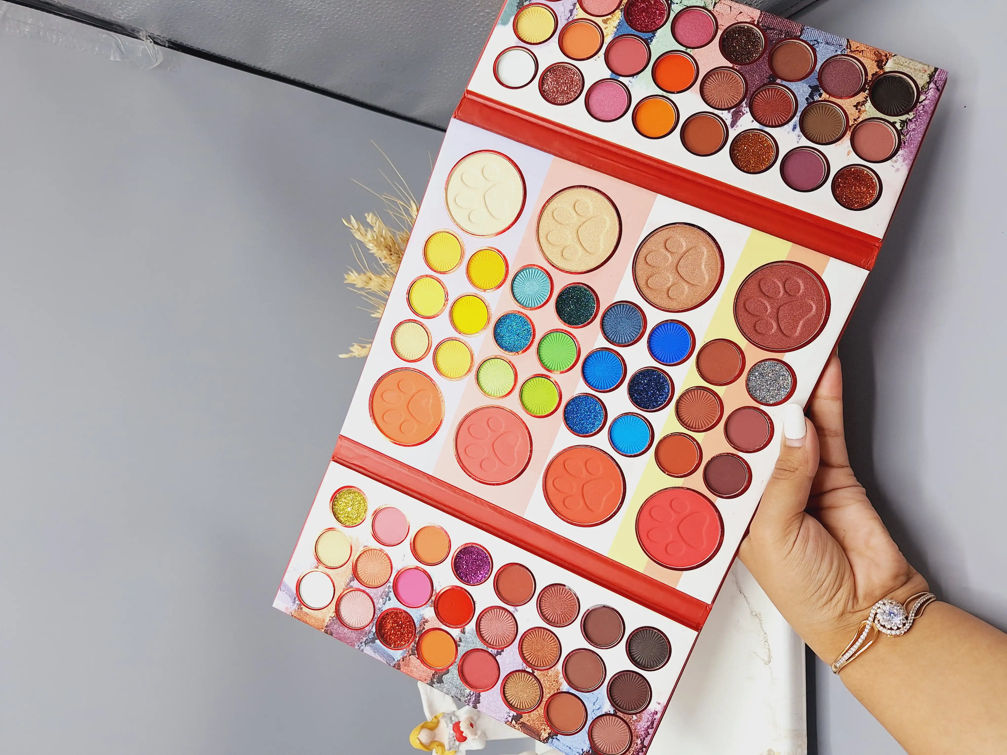 پالت سایه چشم 80 رنگ دخترانه فشن فوق العاده زیبا و با کیفیت کد 2350