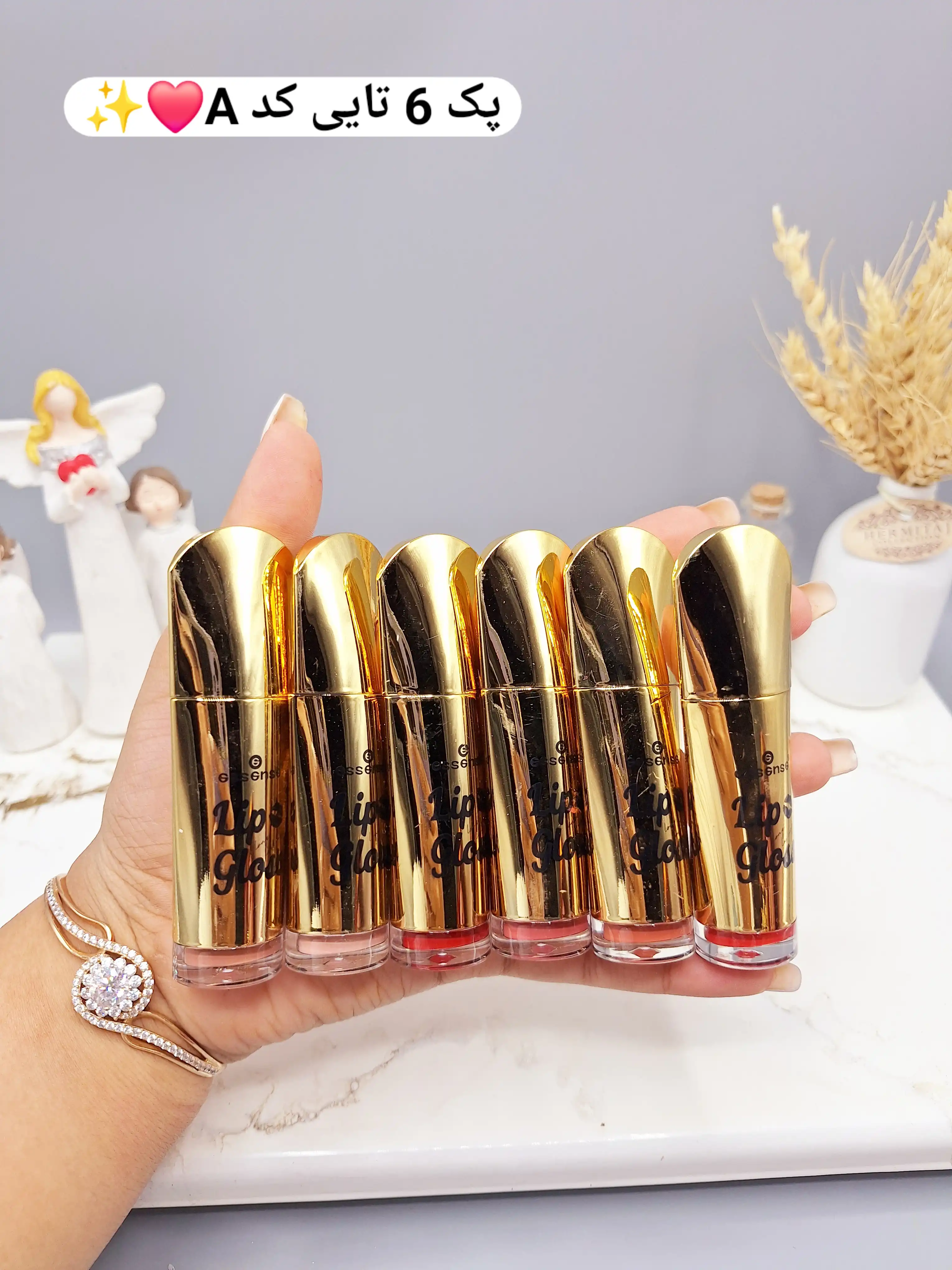 پک 6  تایی رژ مایع Gssense برند GS120