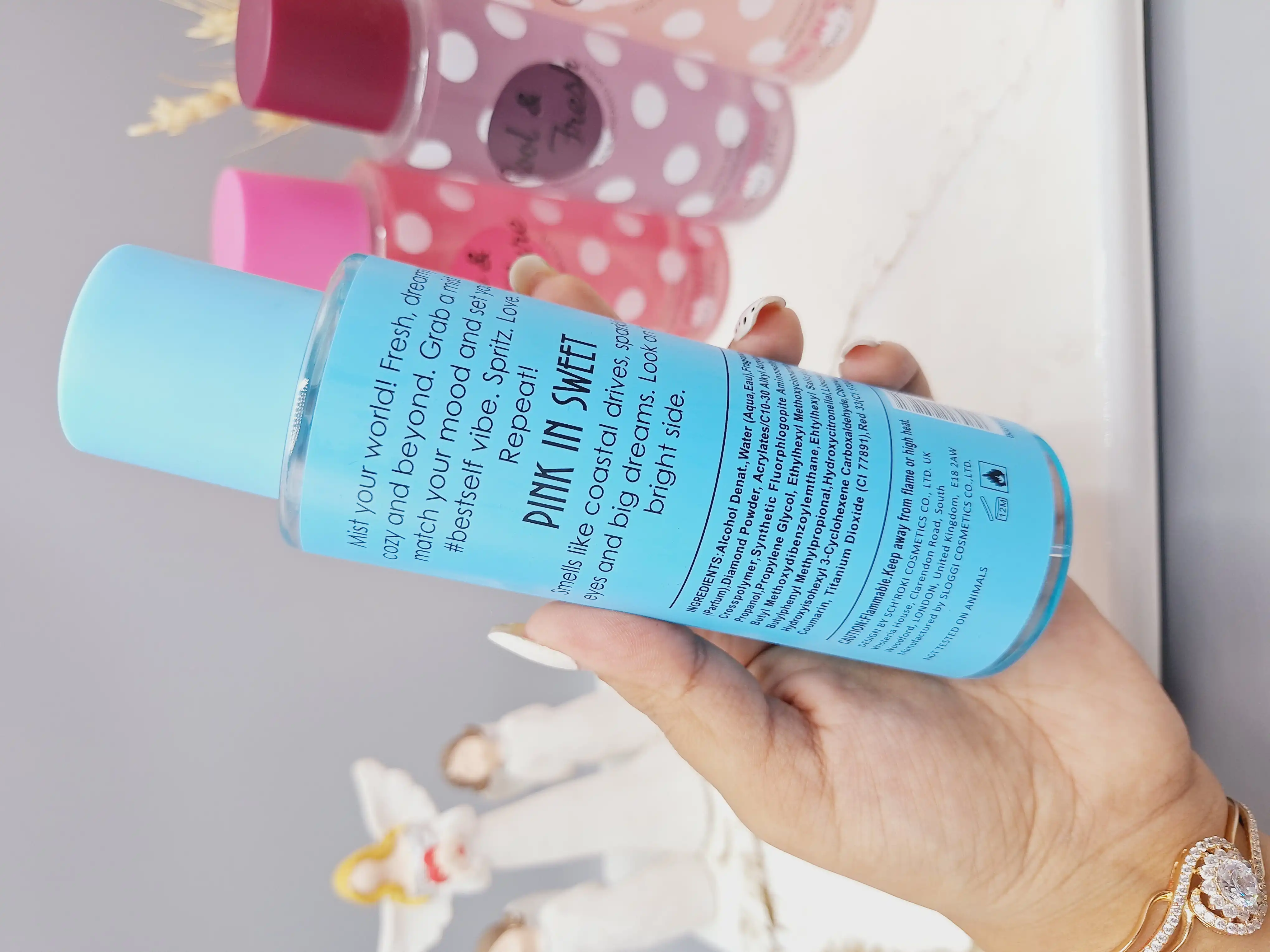 بادی اسپلش پینک این سوئیت 250 میل خالخالی کد 1301