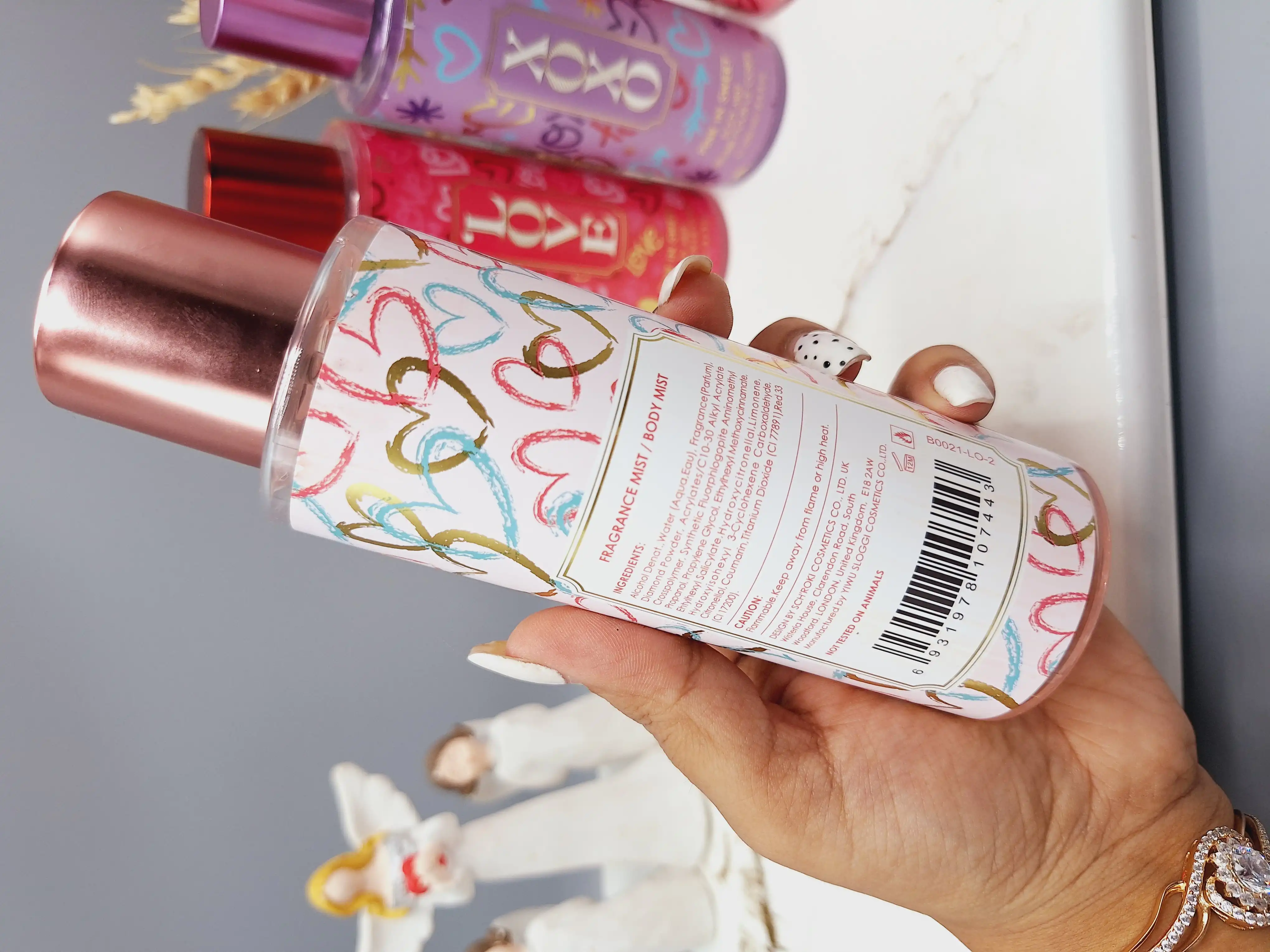 بادی اسپلش پینک این سوییت سری لاو 250 میل کدB0021