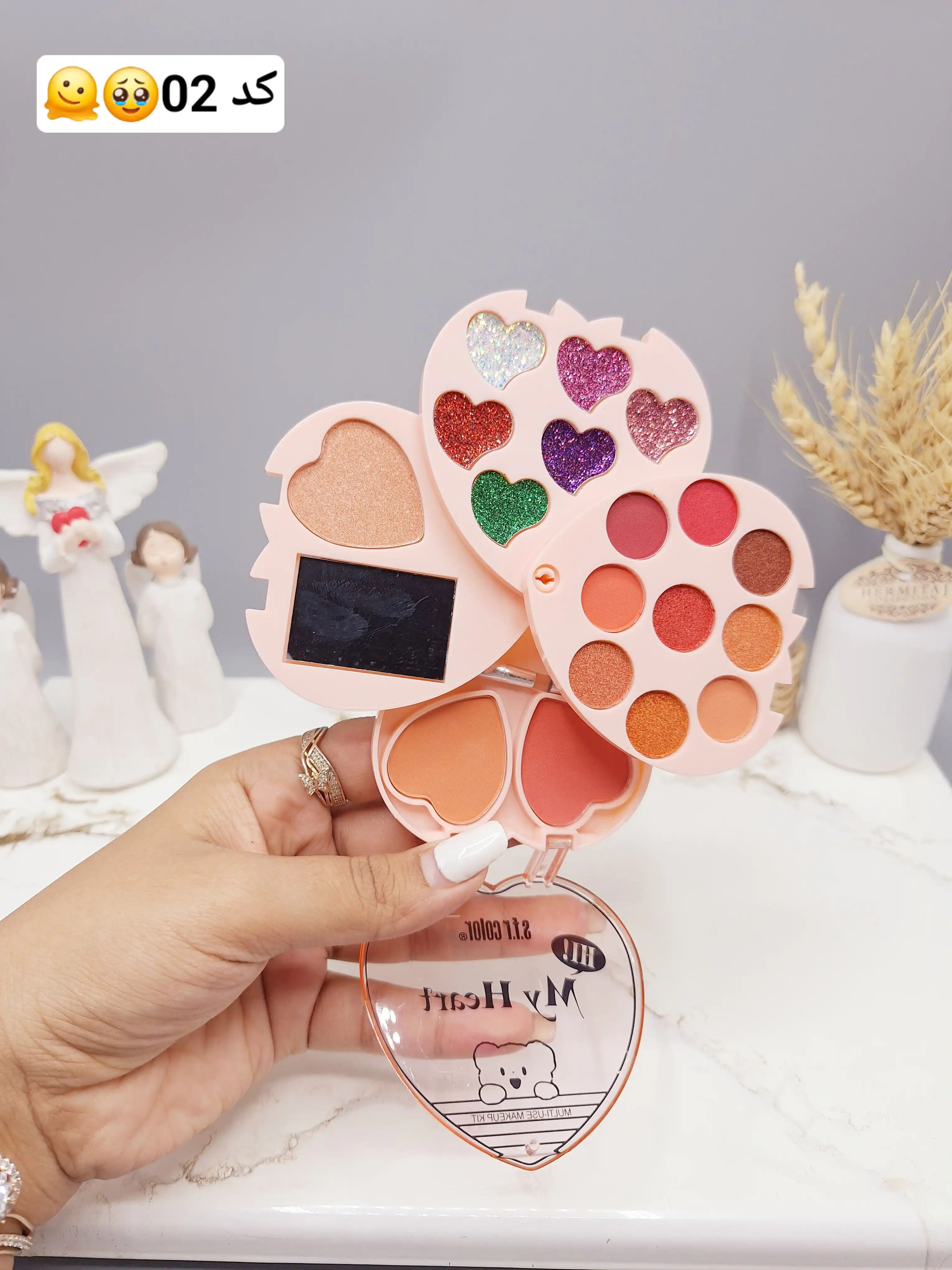 پک هدیه سایه قلبی برند s.f.r color کد 6626