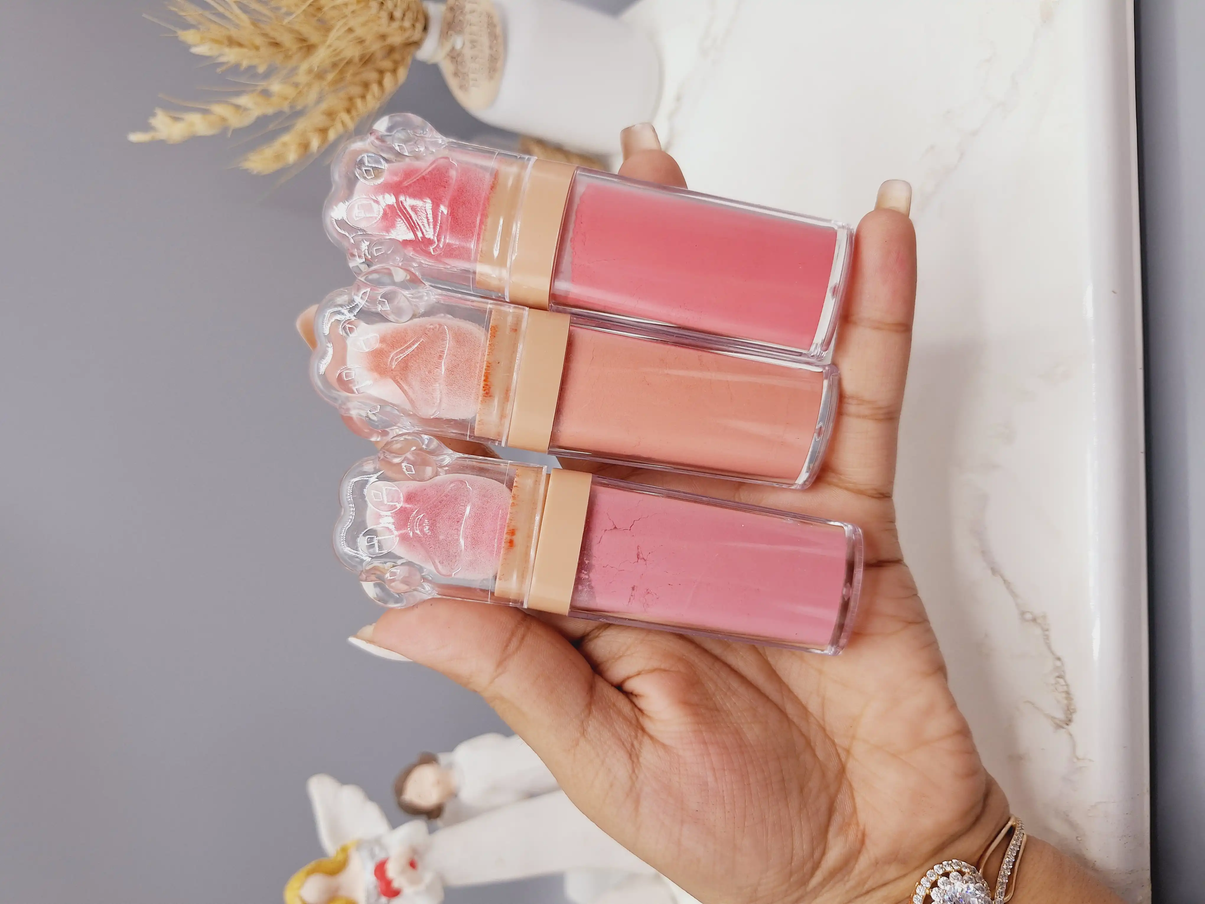 رژ گونه پودری هلو برند موکالره کد 847