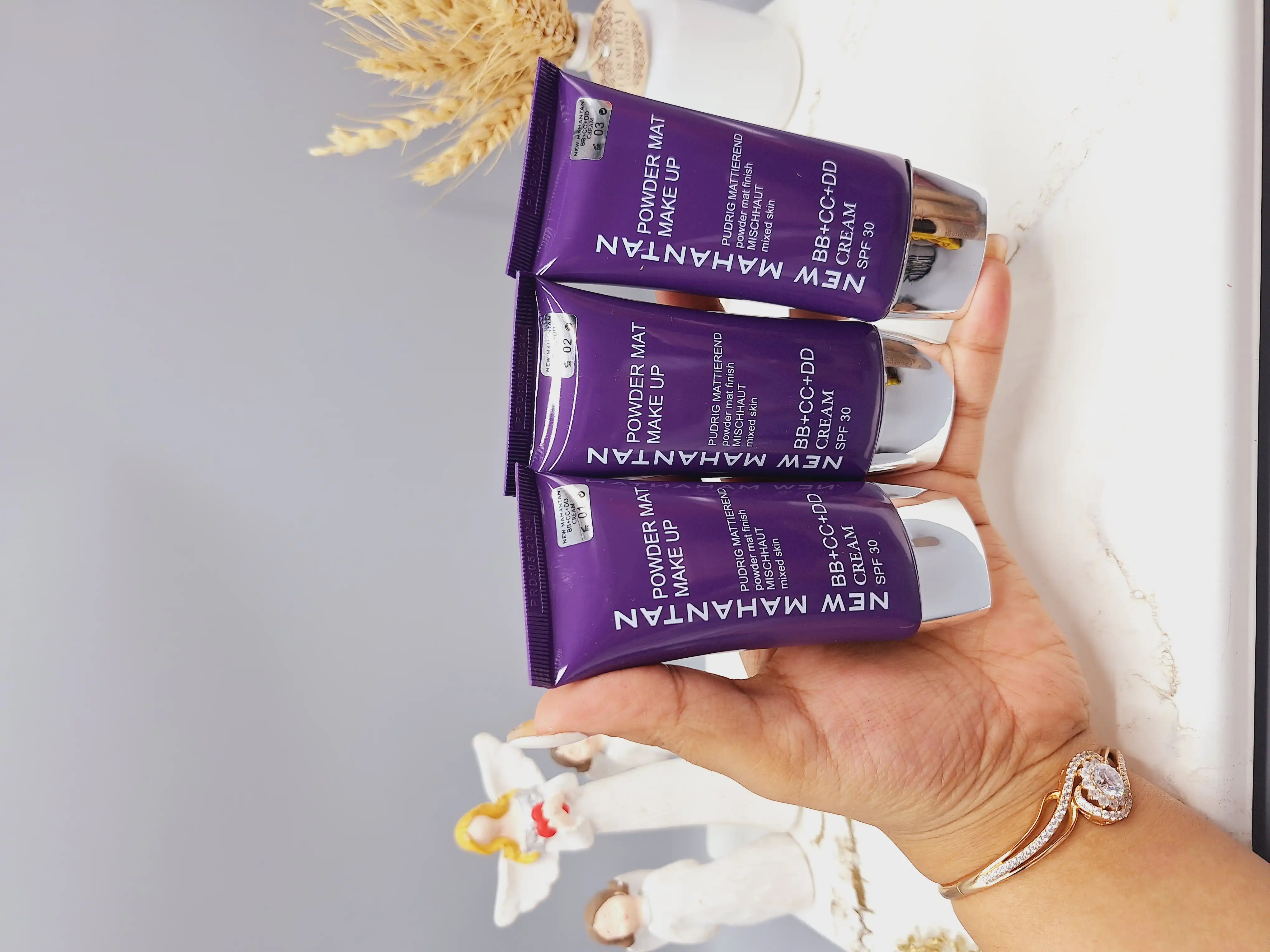 کرم پودر تیوپی نیو منهتن کد NM86003