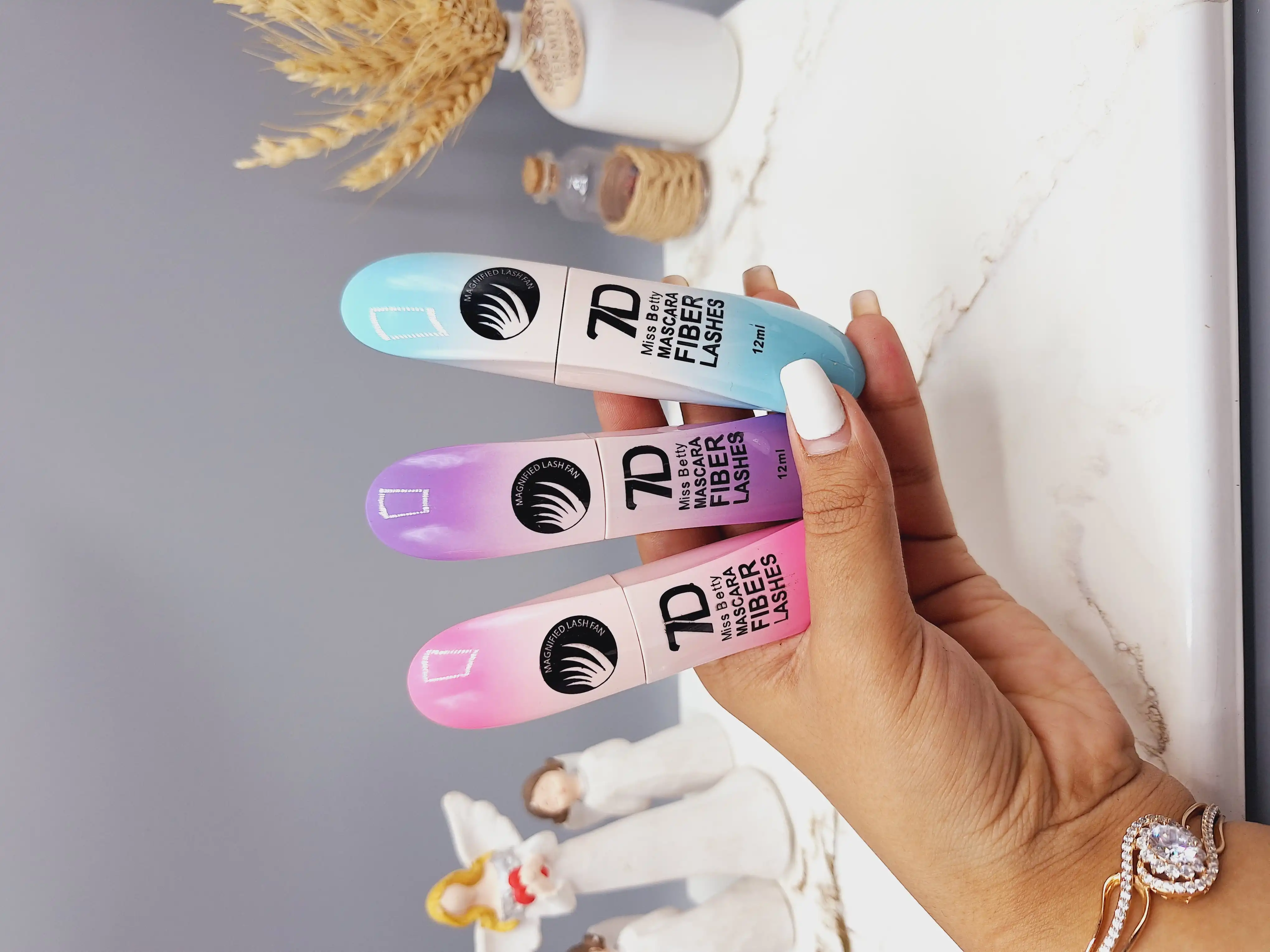 ریمل 7 بعدی برند میس بیوتی بدنه رنگی کد M268