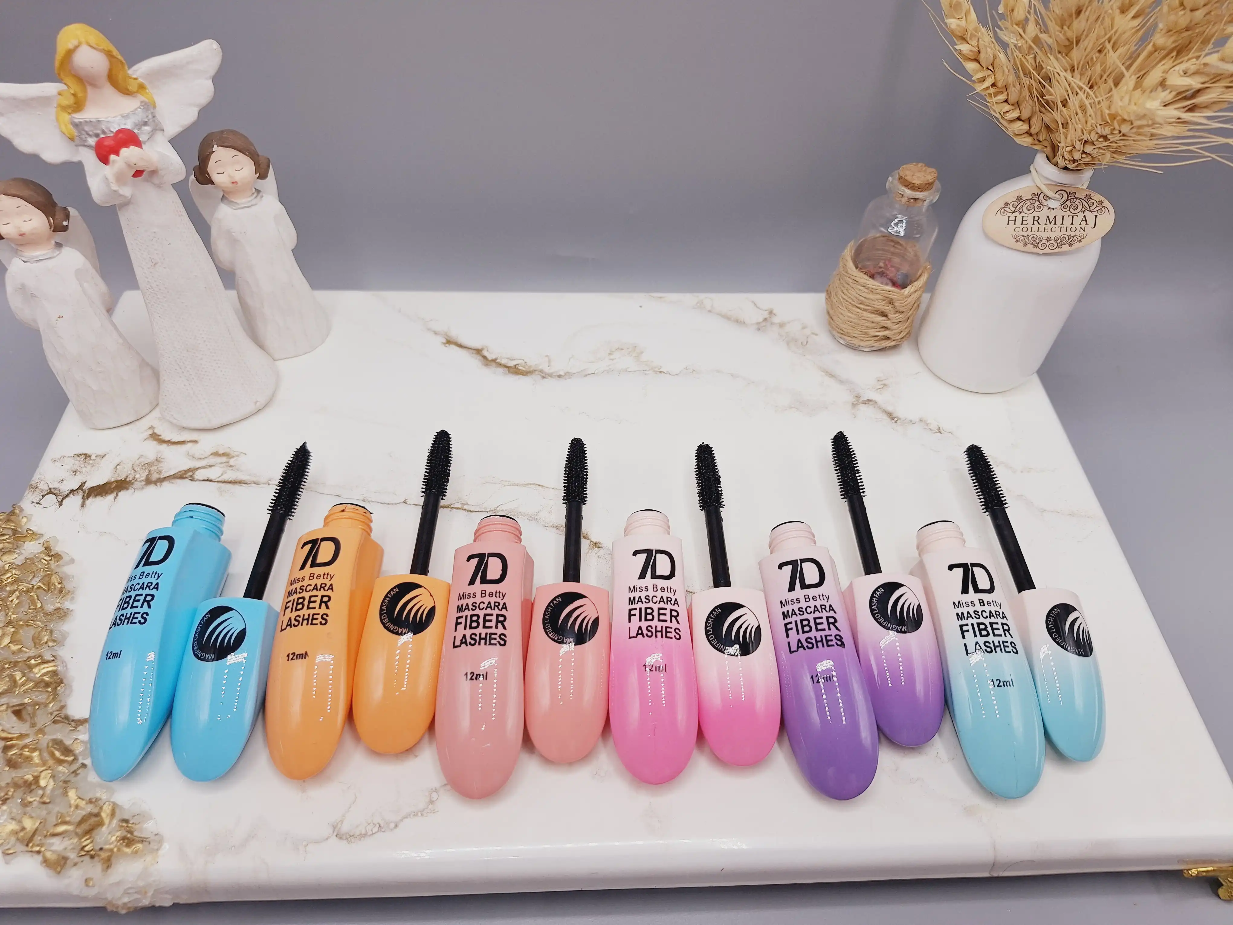 ریمل 7 بعدی برند میس بیوتی بدنه رنگی کد M268