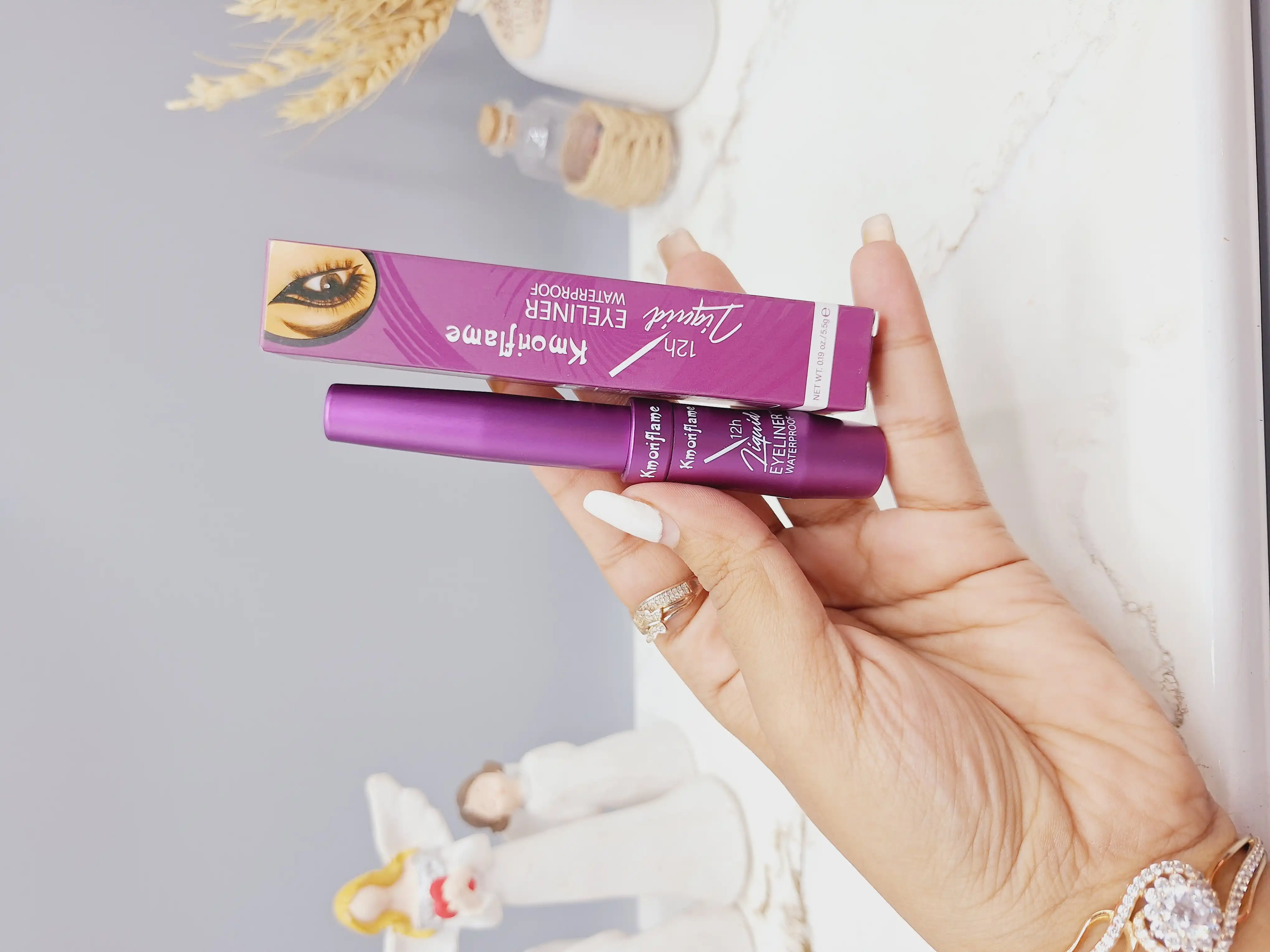 خط چشم ماژیکی پوکه فلزی کی ام اوریفلیم کد 2 - A0262