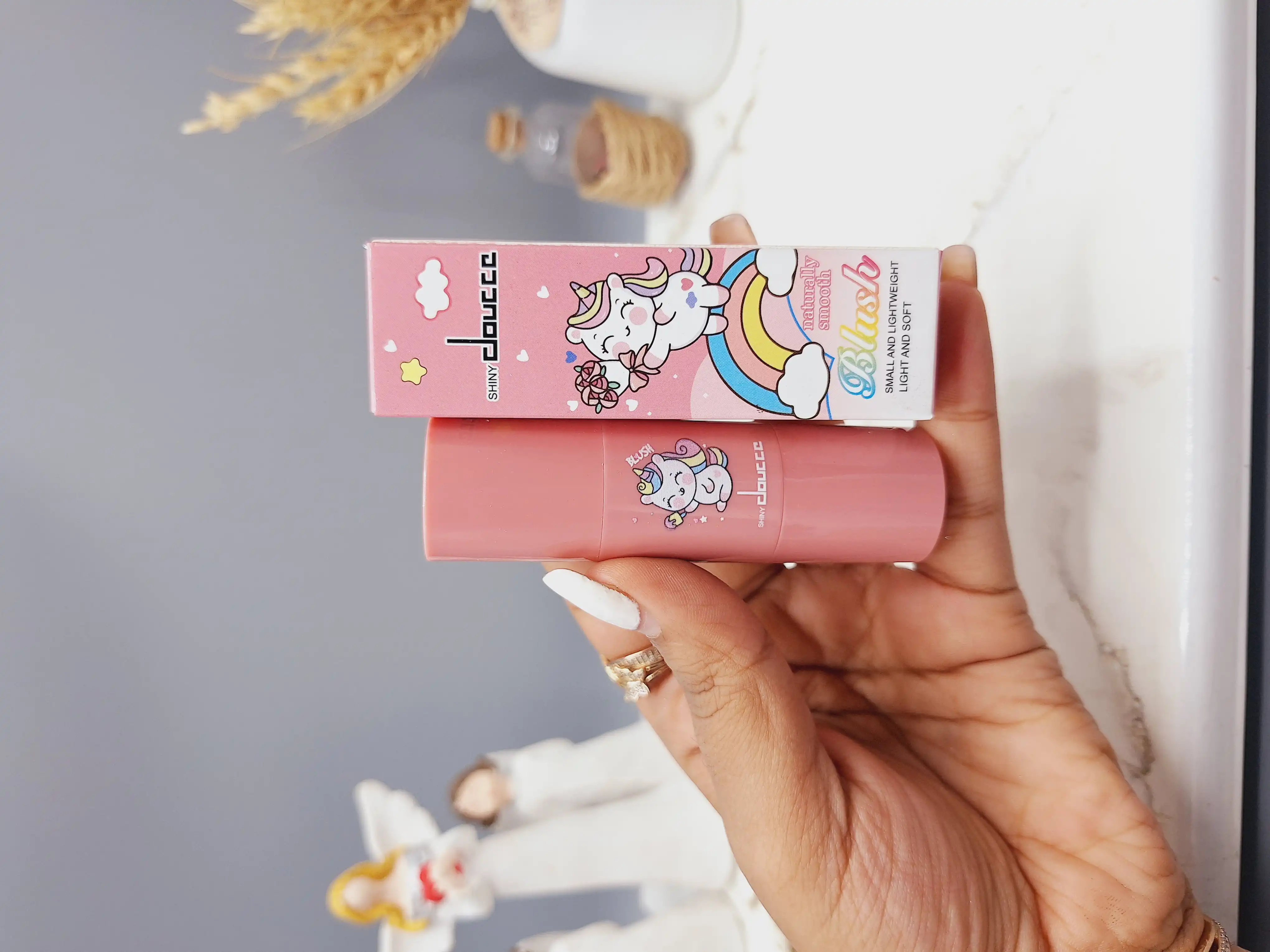 رژ گونه براش دار دو طرفه استیکی برند COUCCE کد 1155