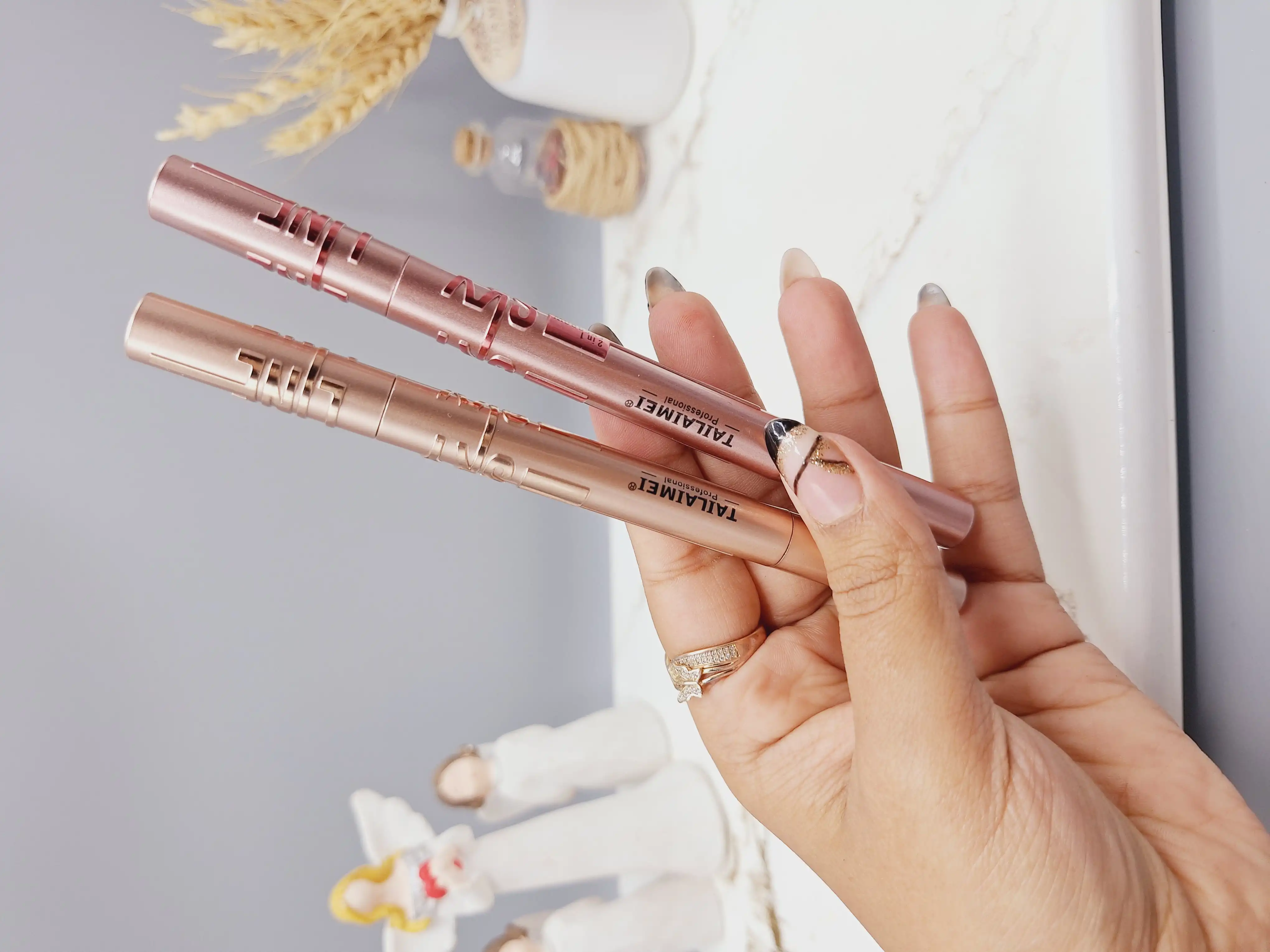 خط چشم و هاشور ابرو قلمی دو طرفه تایلامی کد tlm – e133